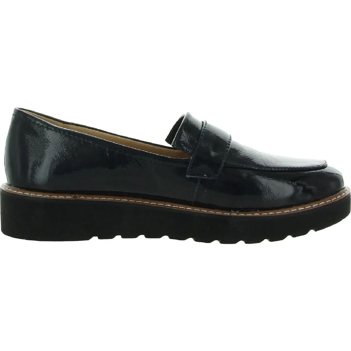 Adiline Womens Padded Insole Slip On Penny Loafers
