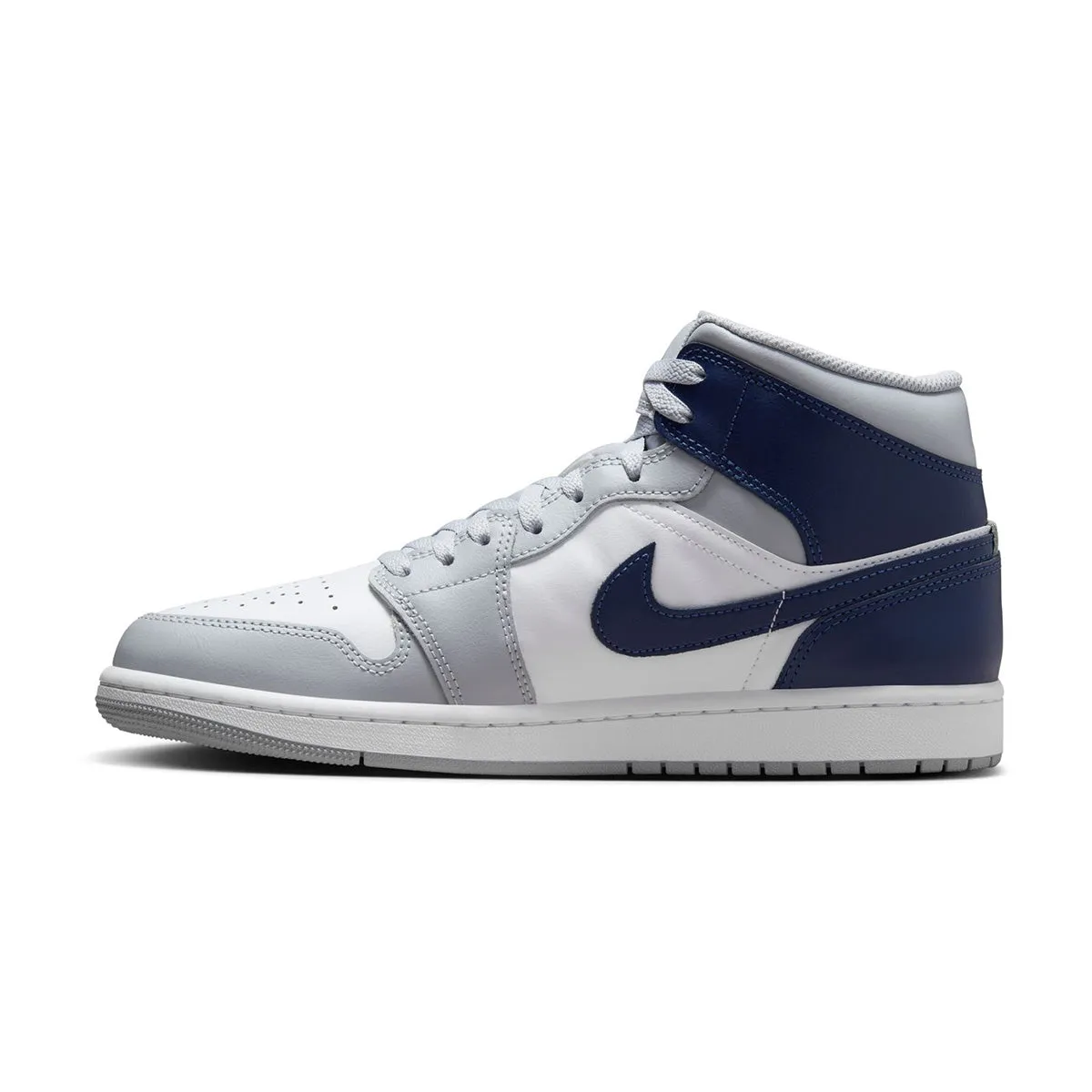Air Jordan 1 Mid 'Wolf Grey Midnight Navy'