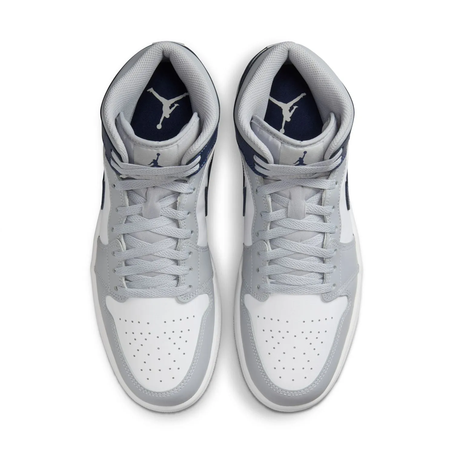 Air Jordan 1 Mid 'Wolf Grey Midnight Navy'