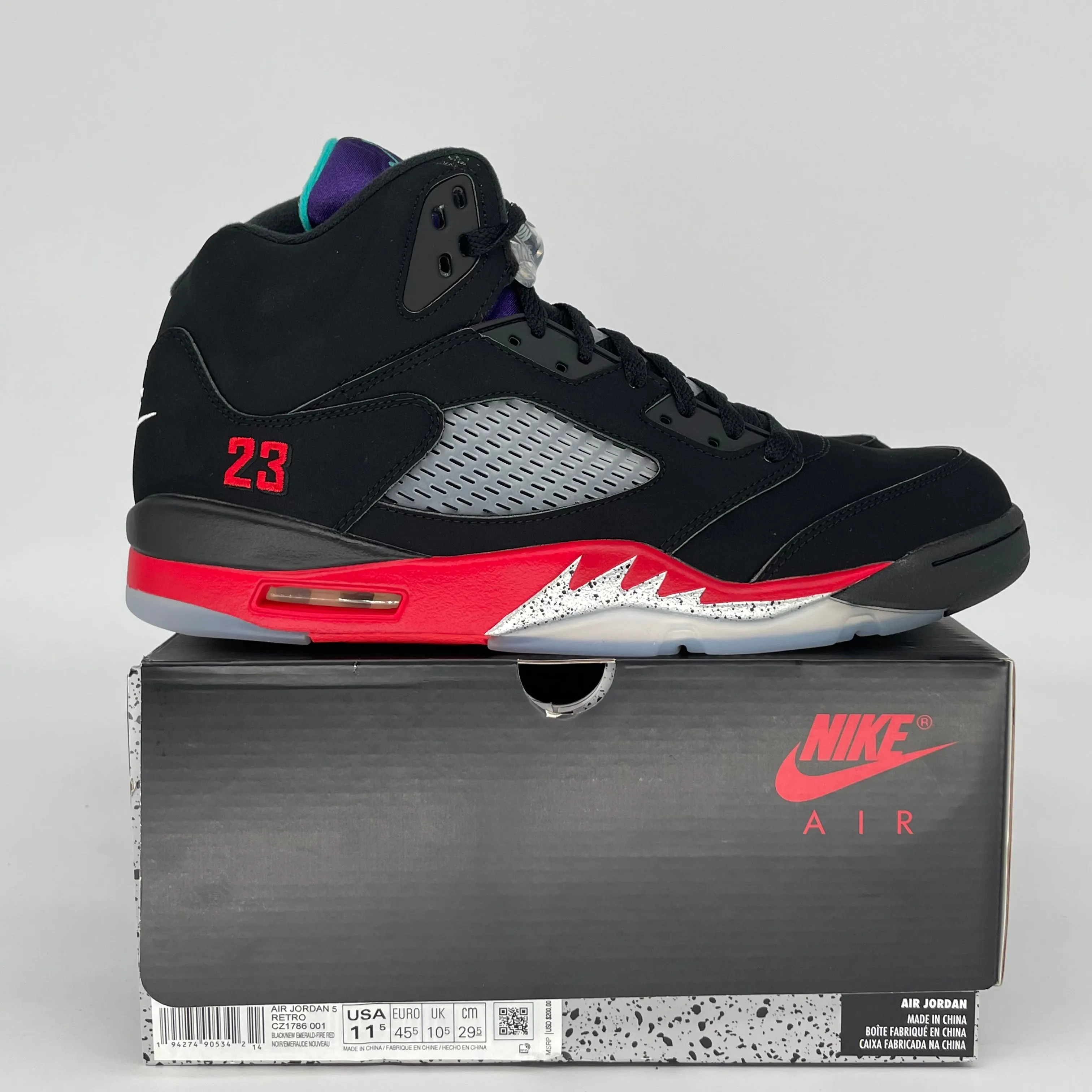 AIR JORDAN 5 TOP 3 SIZE 11.5 CZ1786-001