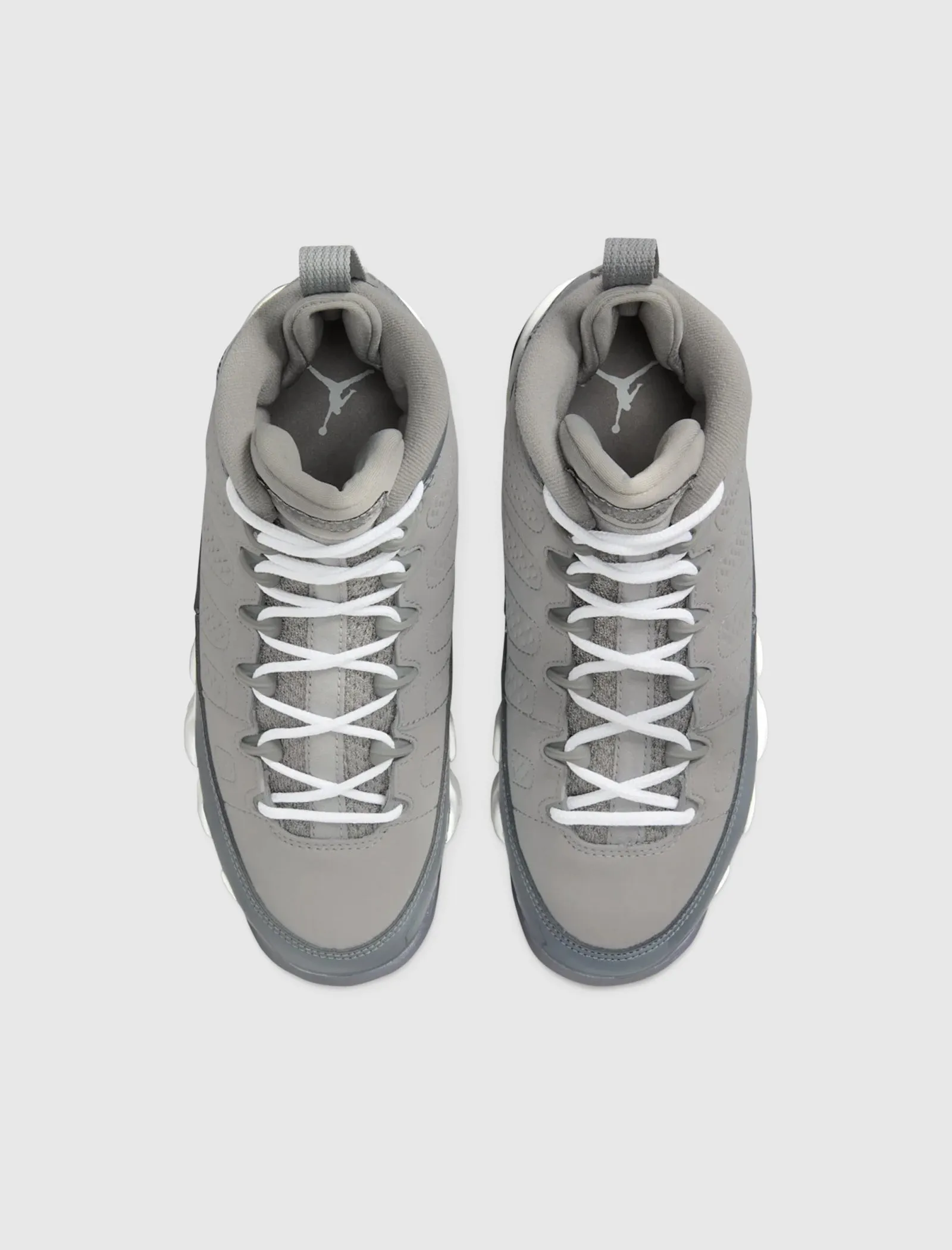 AIR JORDAN 9 RETRO "MEDIUM GREY/COOL GREY/WHITE" GS