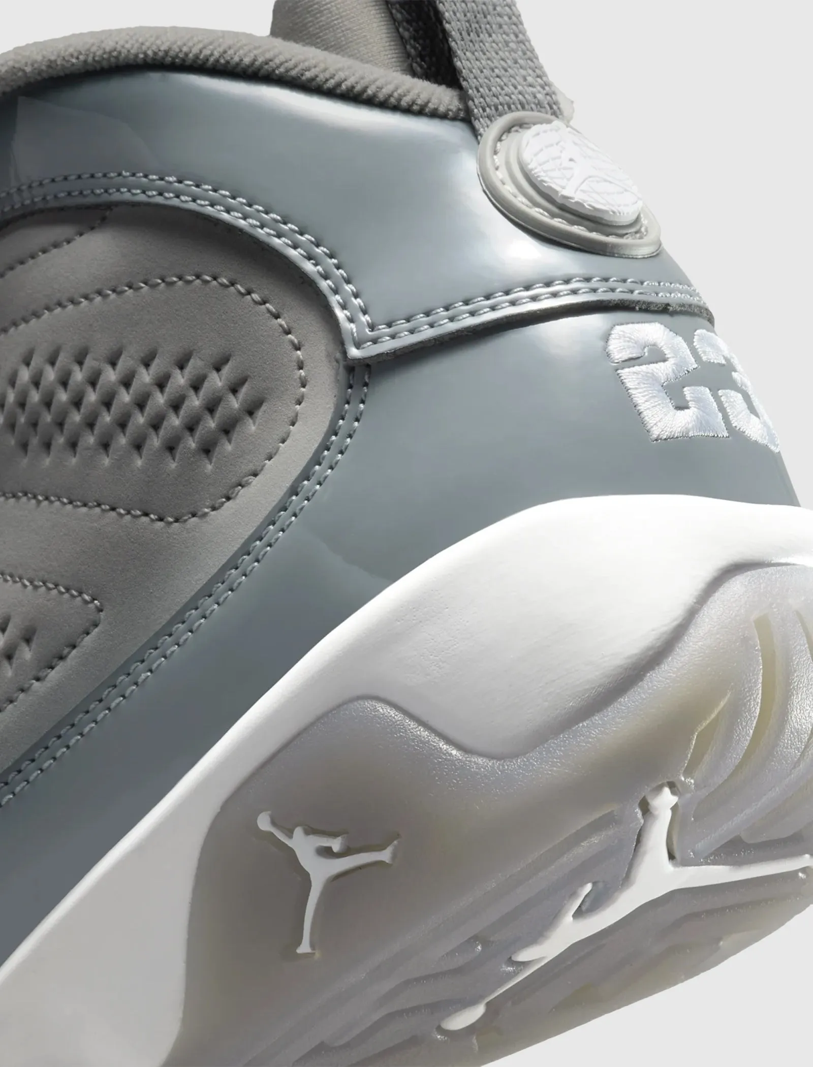 AIR JORDAN 9 RETRO "MEDIUM GREY/COOL GREY/WHITE" GS