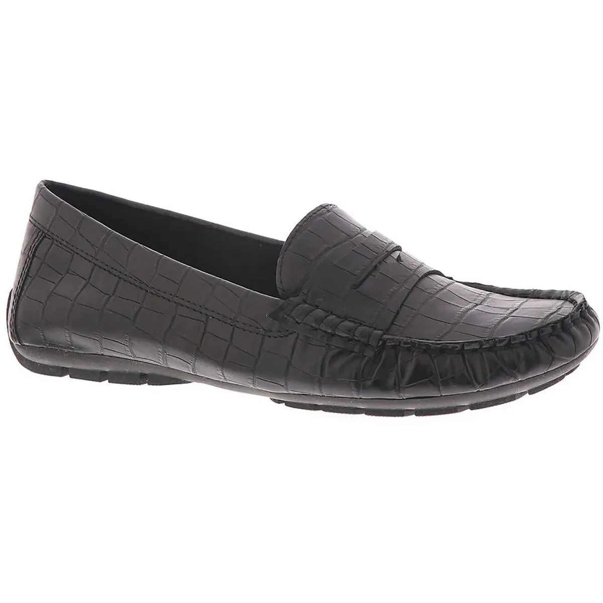 Alika  Womens Slip On Round Toe Loafers