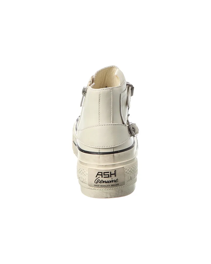 Ash Razor Leather Platform High-Top Sneaker