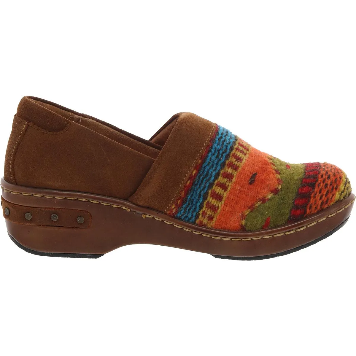 BAILIE Womens Printed Leather Clogs