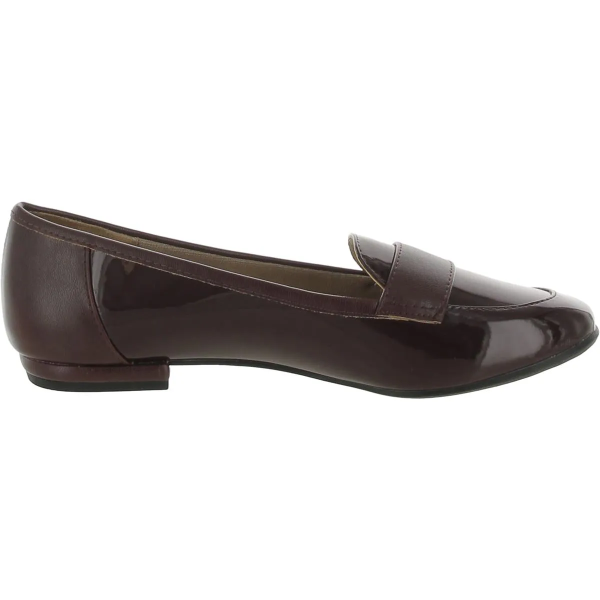 Beverly Womens Faux Leather Slip On Moccasins