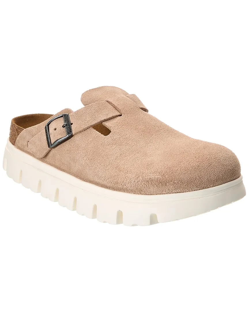 Birkenstock Papillio Boston Chunky Narrow Suede Clog