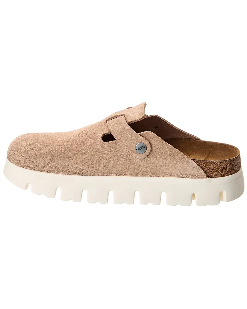 Birkenstock Papillio Boston Chunky Narrow Suede Clog