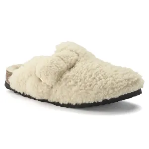Boston Big Buckle Clogs In T/e Teddy Eggshell