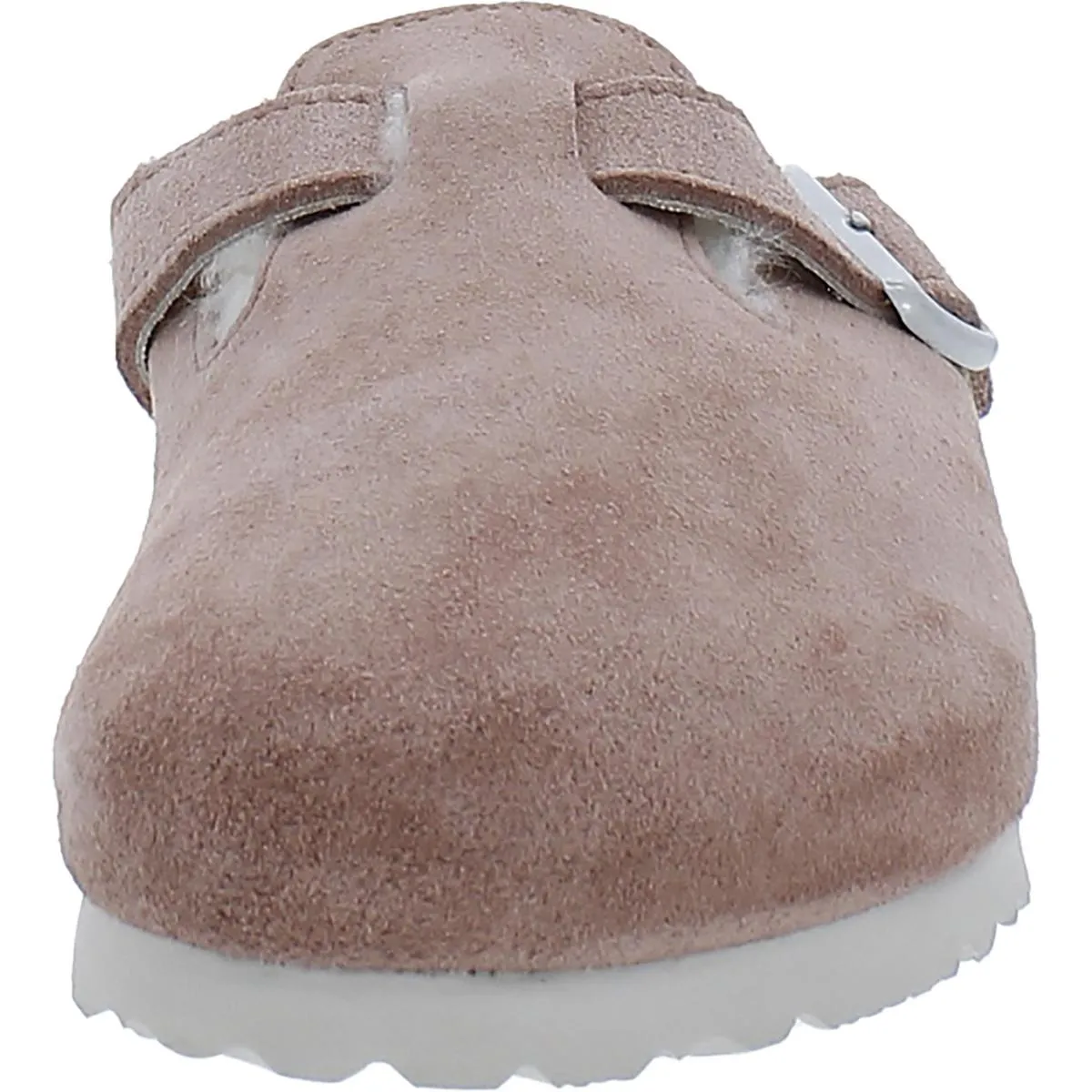Boston LV/Shearling Womens Suede Shearling Clogs