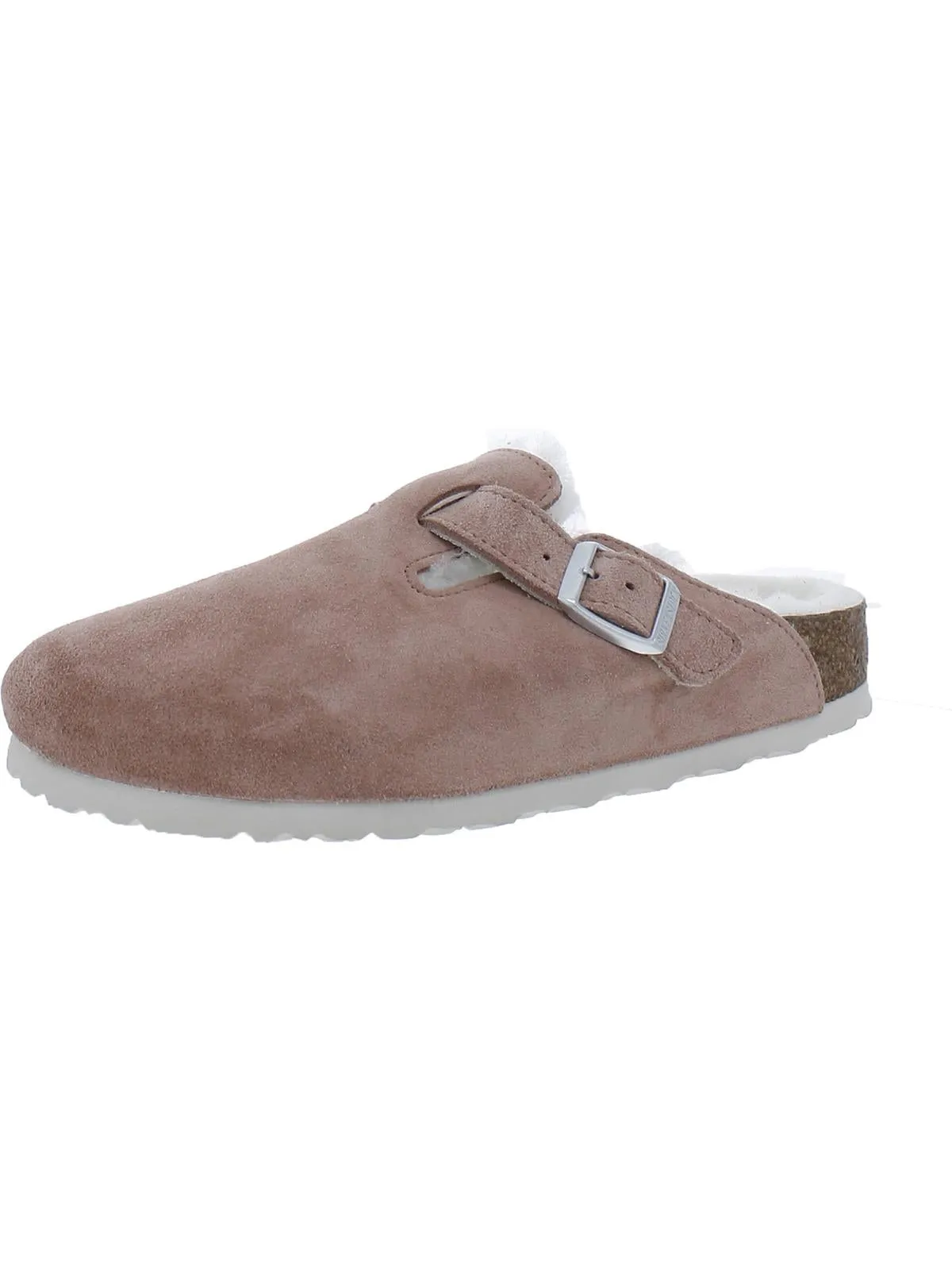 Boston LV/Shearling Womens Suede Shearling Clogs