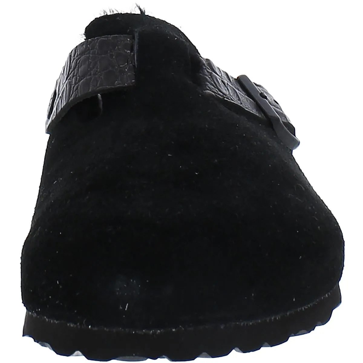 Boston LV/Shearling Womens Suede Shearling Clogs