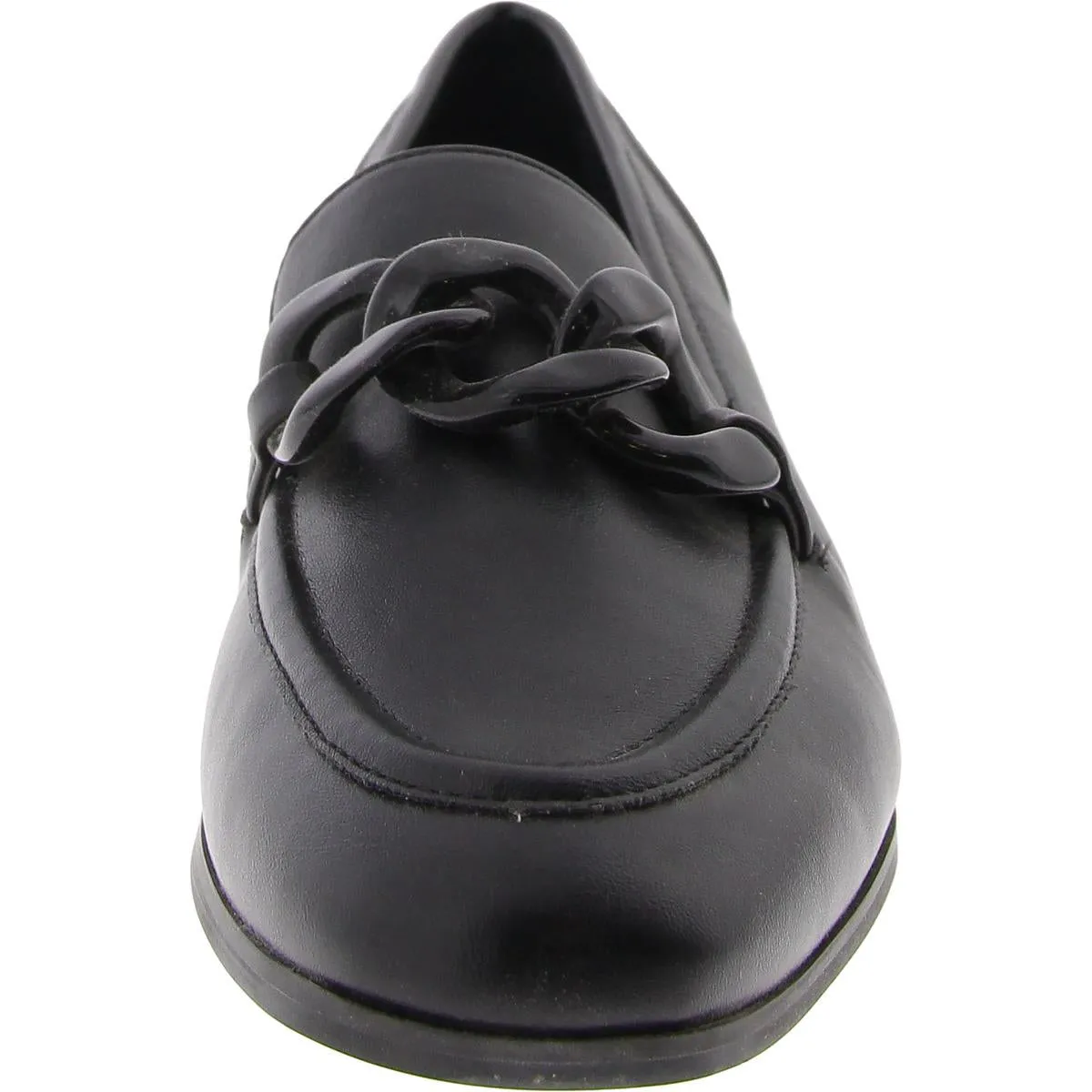 Braxton Womens Faux Leather Flat Loafers