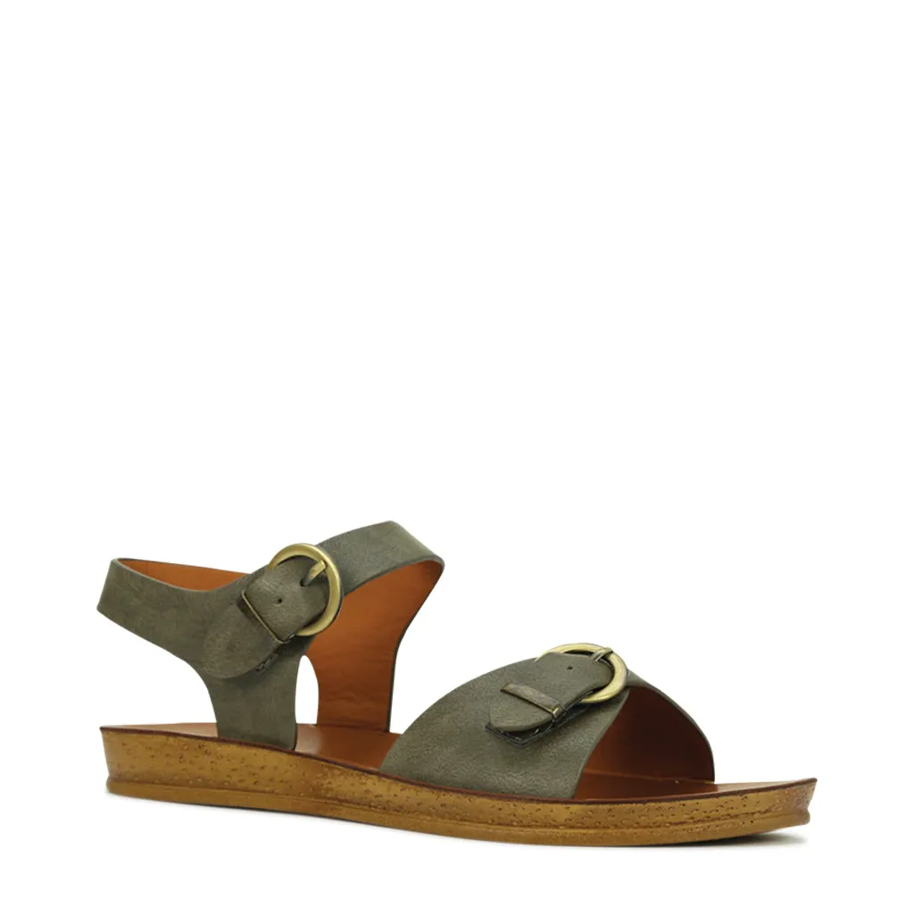 BRAZI ANKLE STRAP SANDALS
