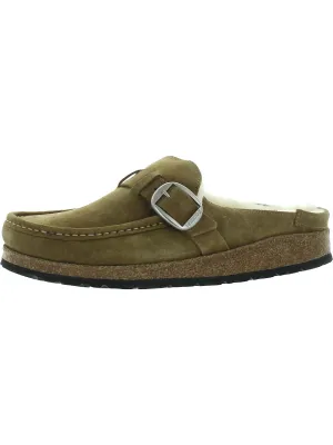 Buckley Shearling Womens Leather Slip On Loafers