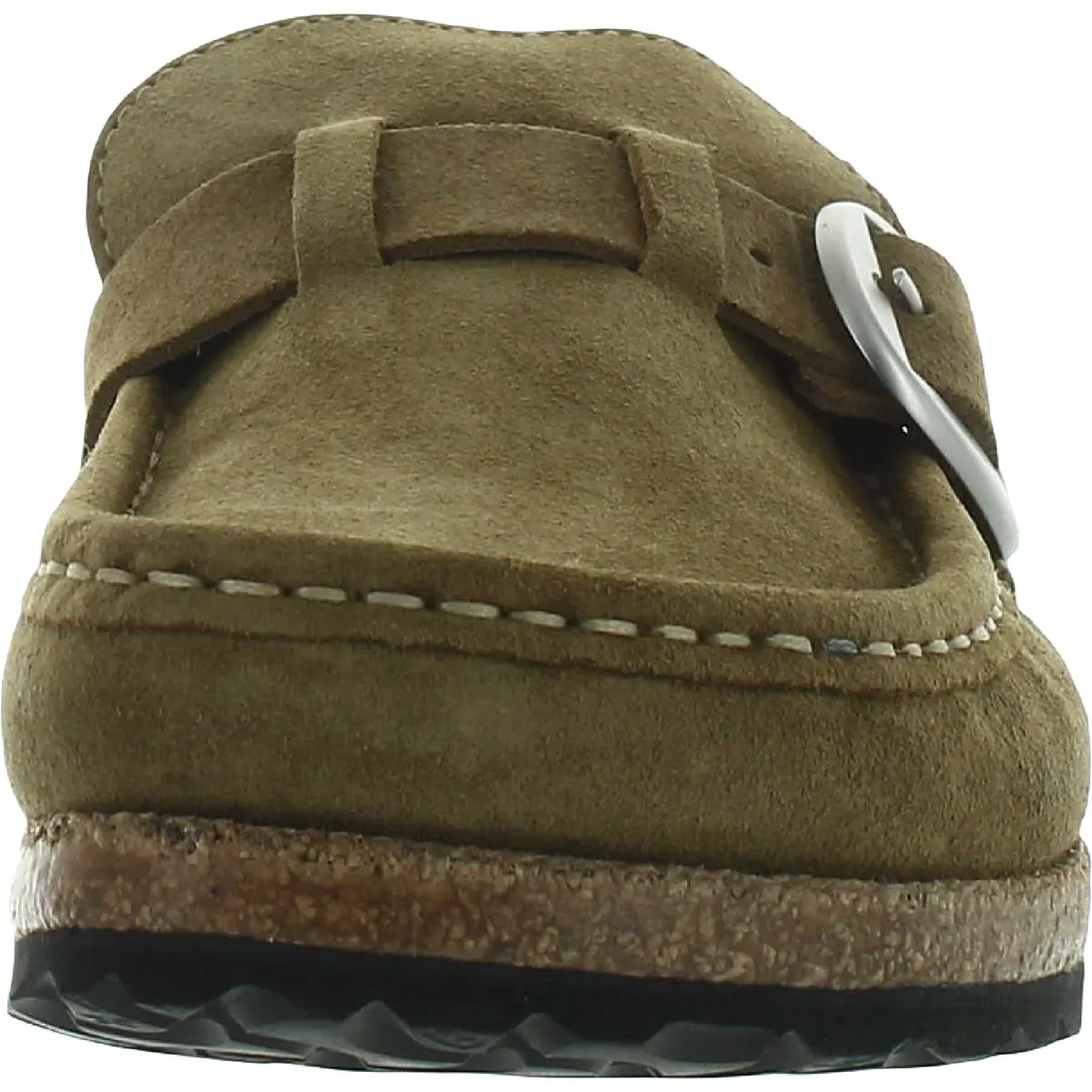 Buckley Shearling Womens Leather Slip On Loafers