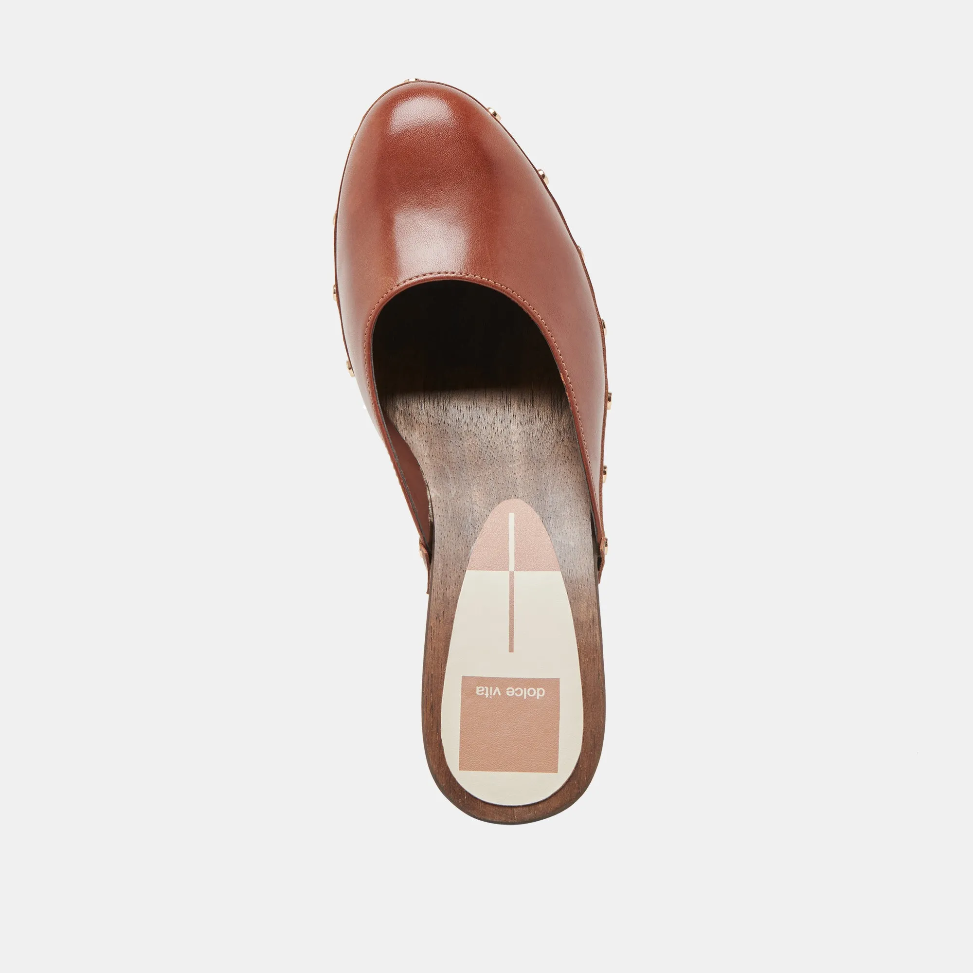CAMYN HEELS BROWN LEATHER