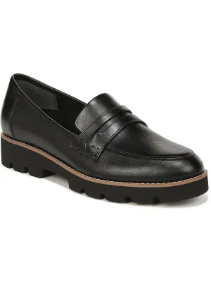 Cheryl II Womens Leather Slip-On Loafers