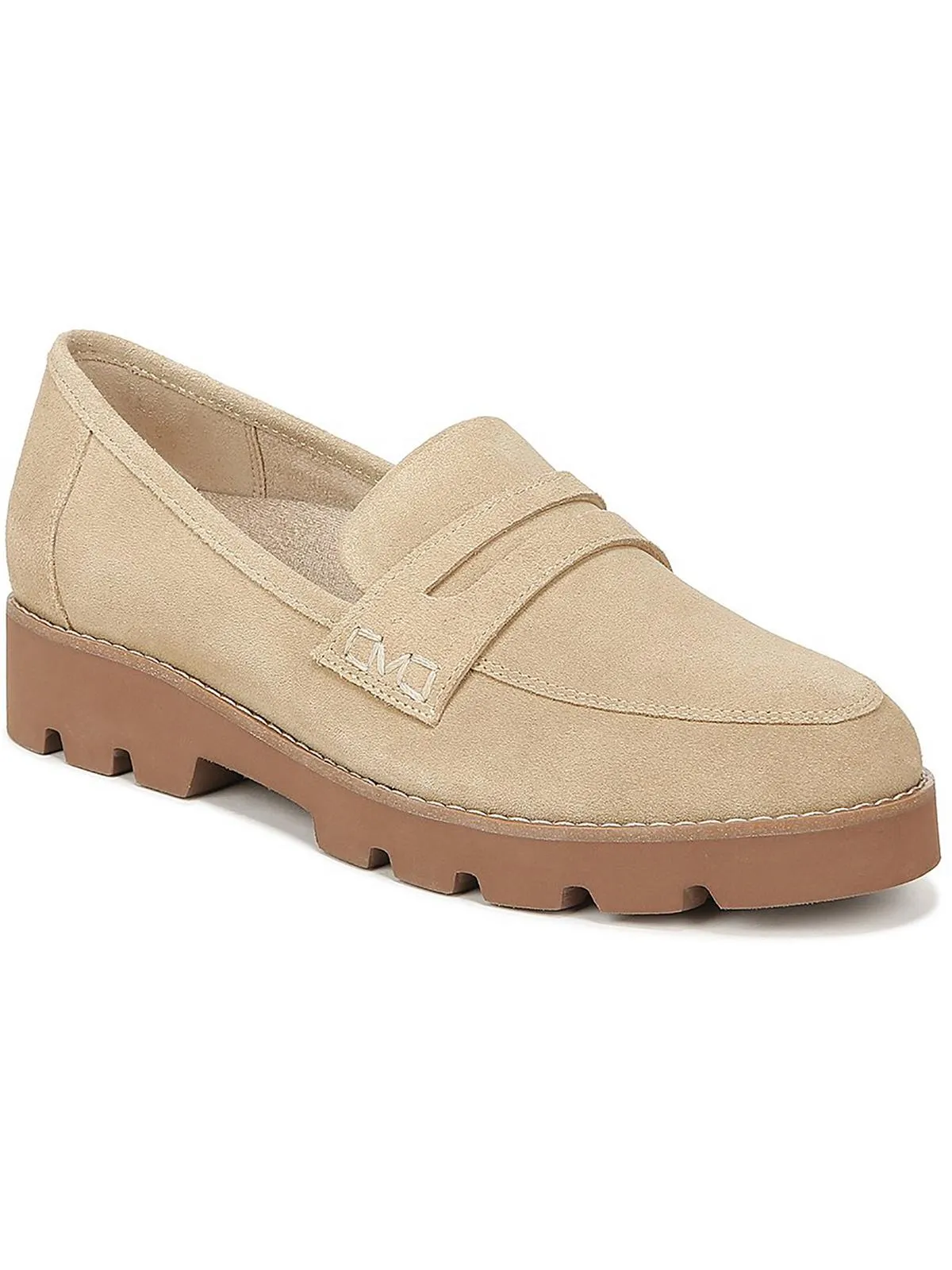 Cheryl II Womens Leather Slip-On Loafers