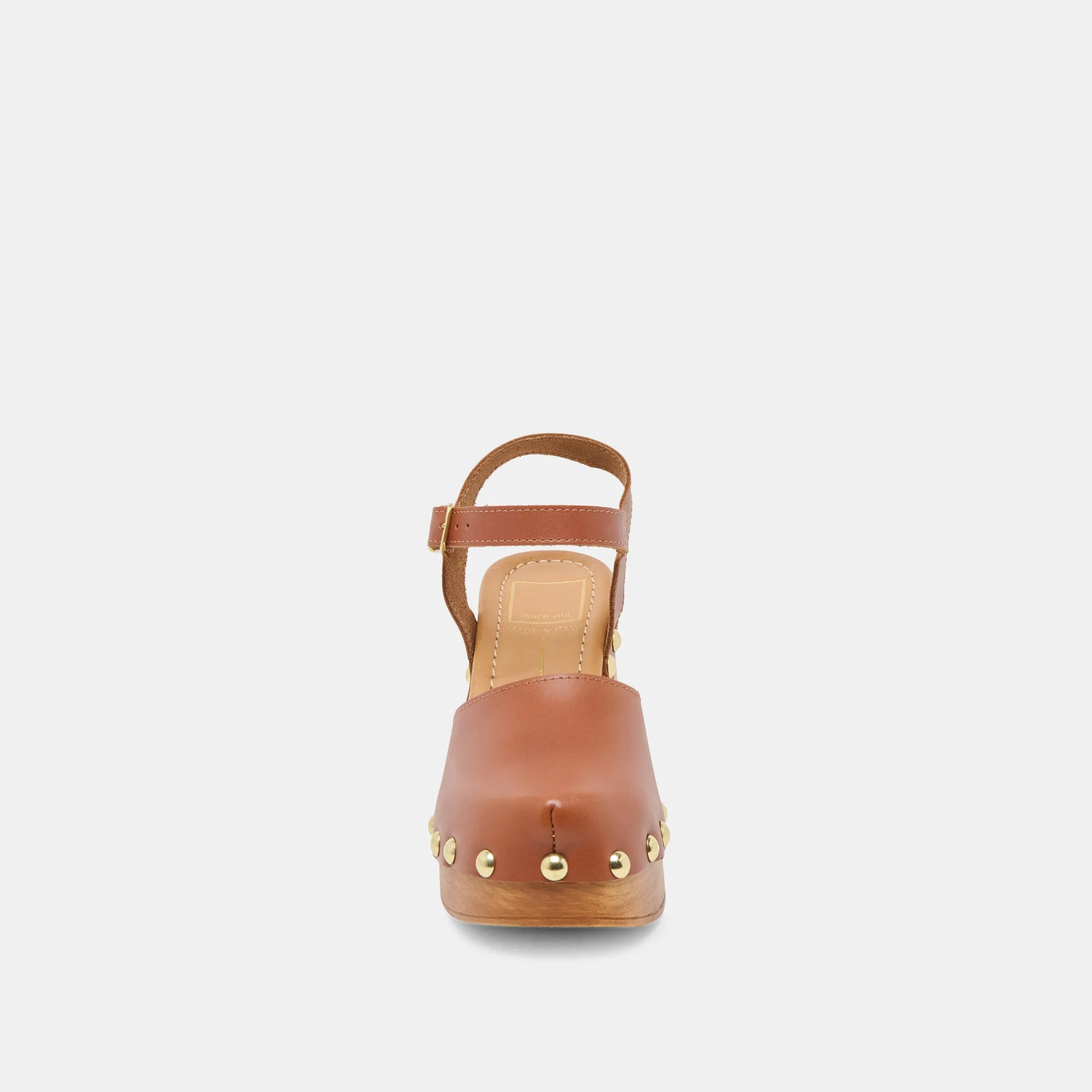 CLOVER HEELS COGNAC LEATHER