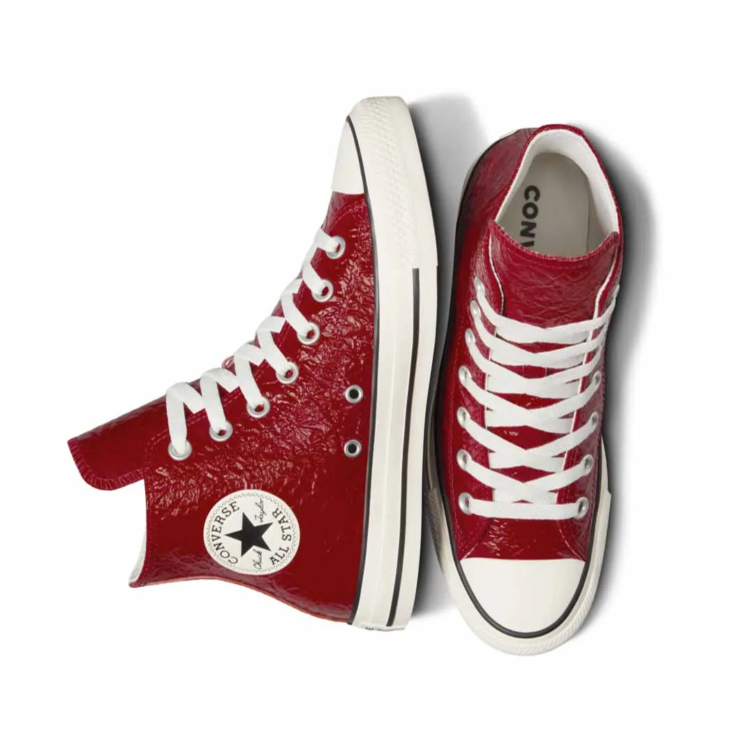 Converse - Women's Chuck Taylor All Star Crinkled Leather High Top Shoes (A13385C)