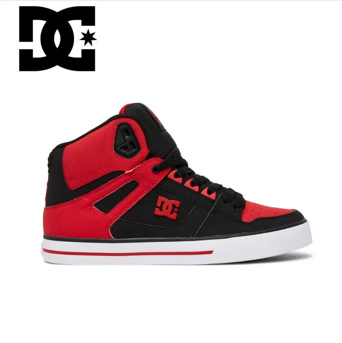 Dc Pure High Top Shoes Red