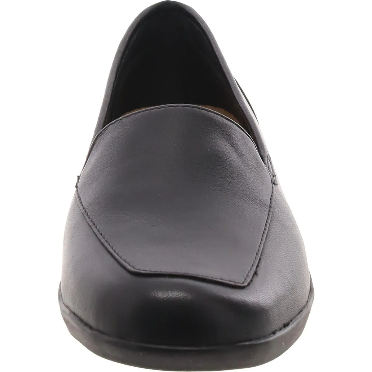 Devitt Womens Leather Slip On Loafers