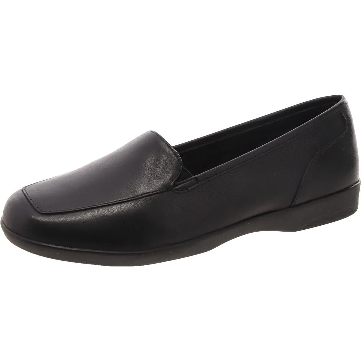 Devitt Womens Leather Slip On Loafers