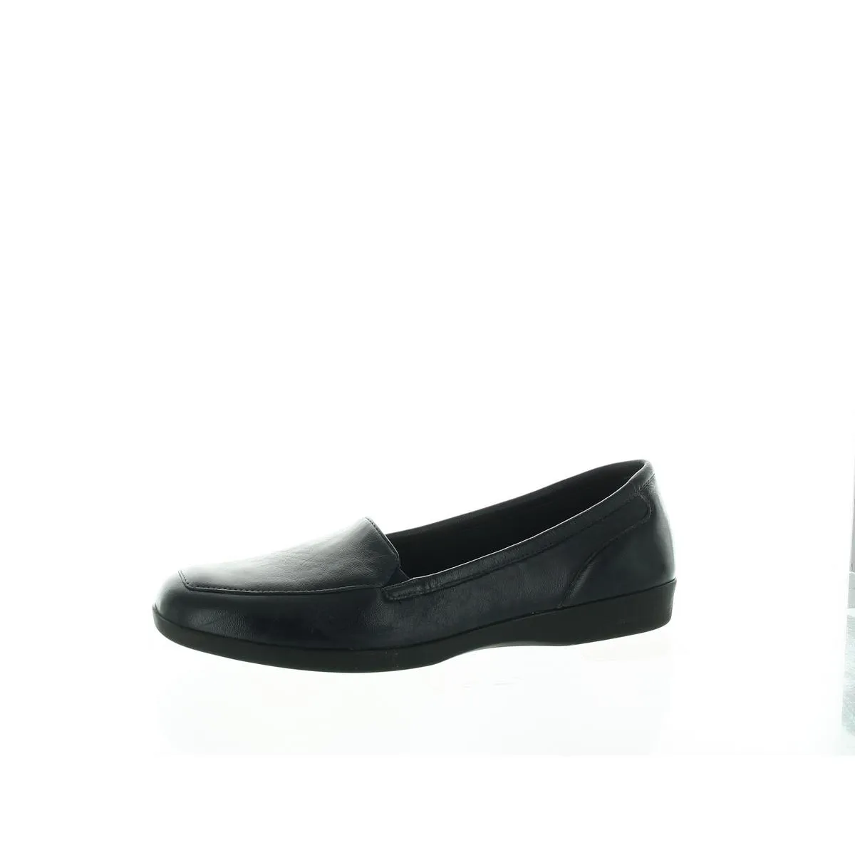 Devitt Womens Leather Slip On Loafers