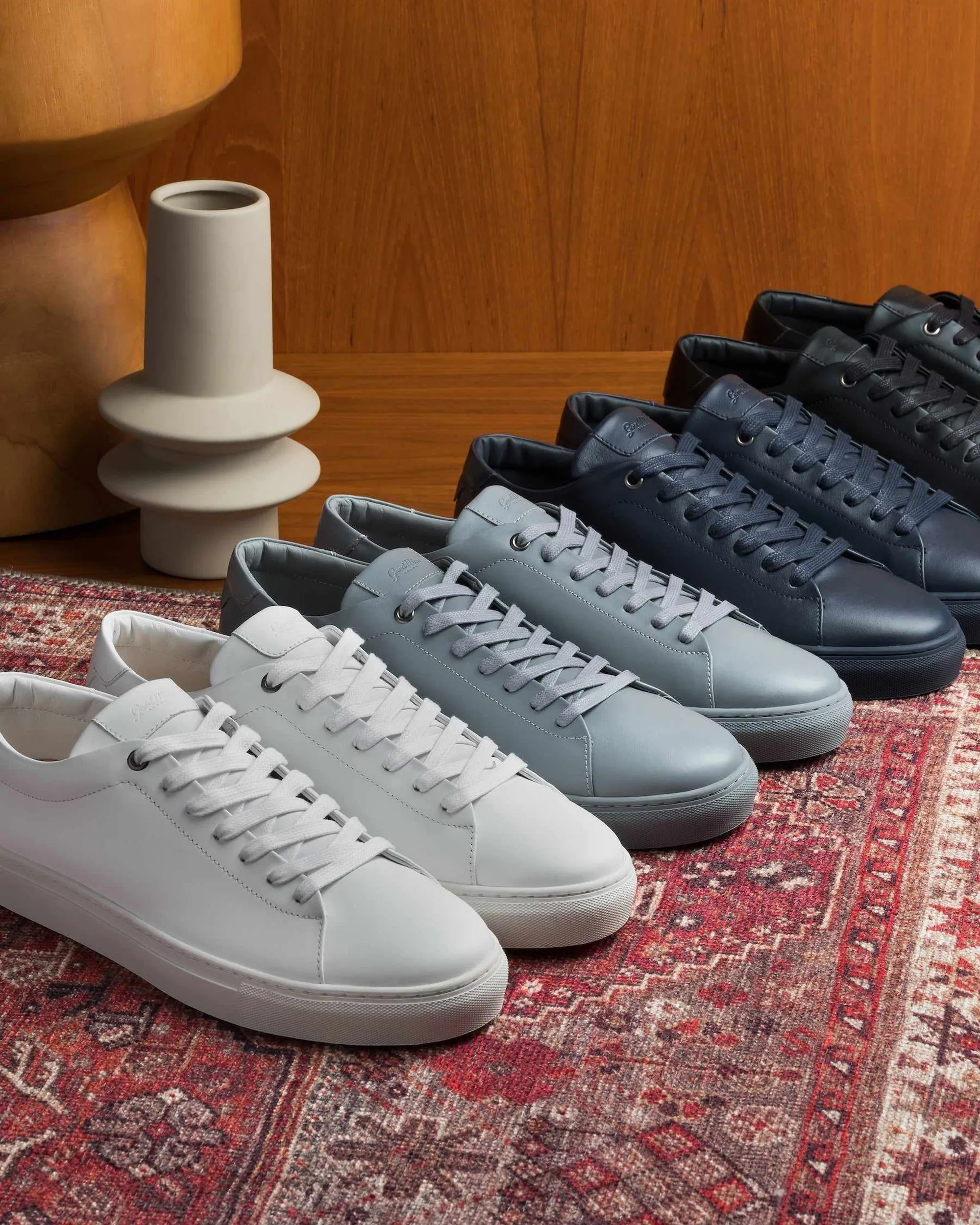 Edge Lo-Top Sneaker: Mono | Responsible Nappa Leather