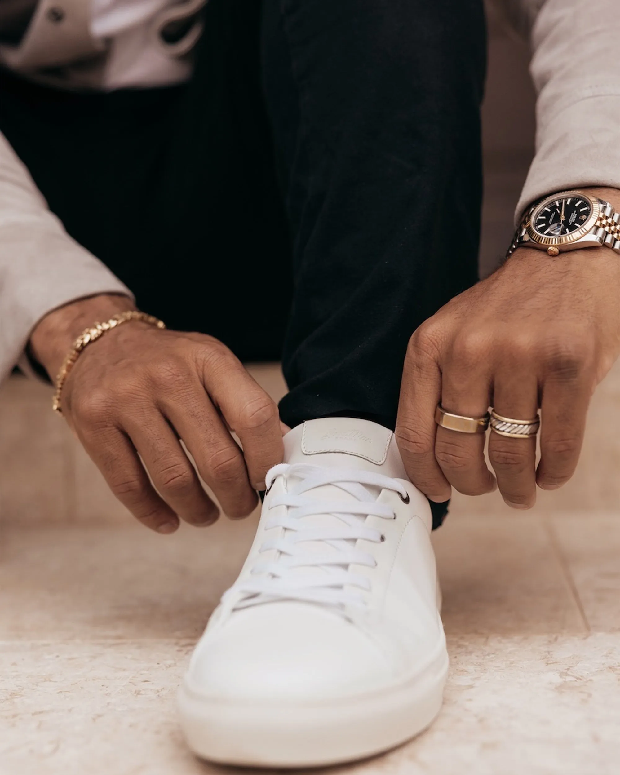 Edge Lo-Top Sneaker: Mono | Responsible Nappa Leather