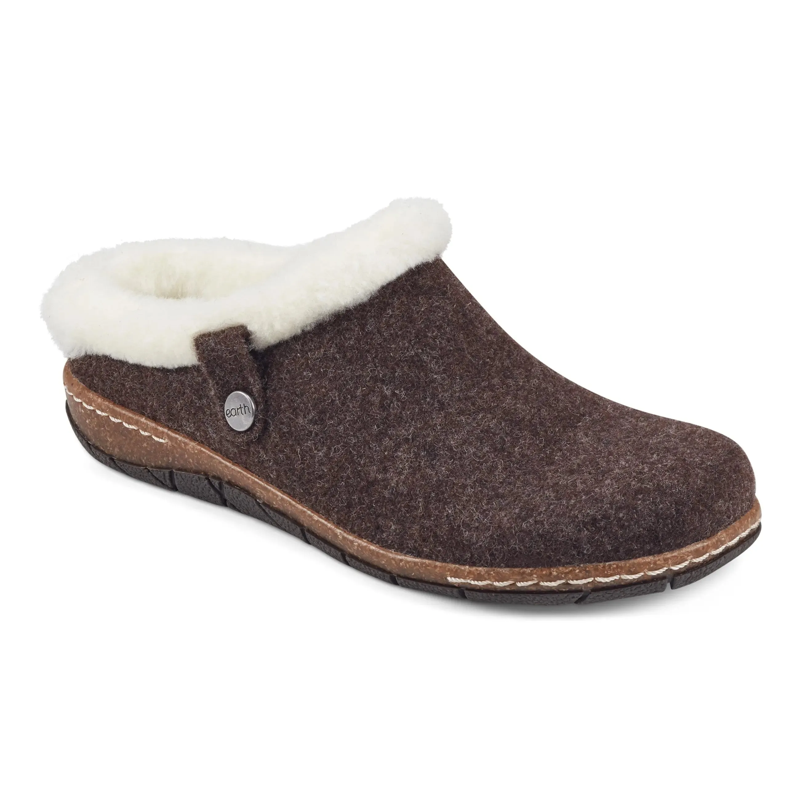 Elena Cold Weather Round Toe Casual Slip-on Clogs
