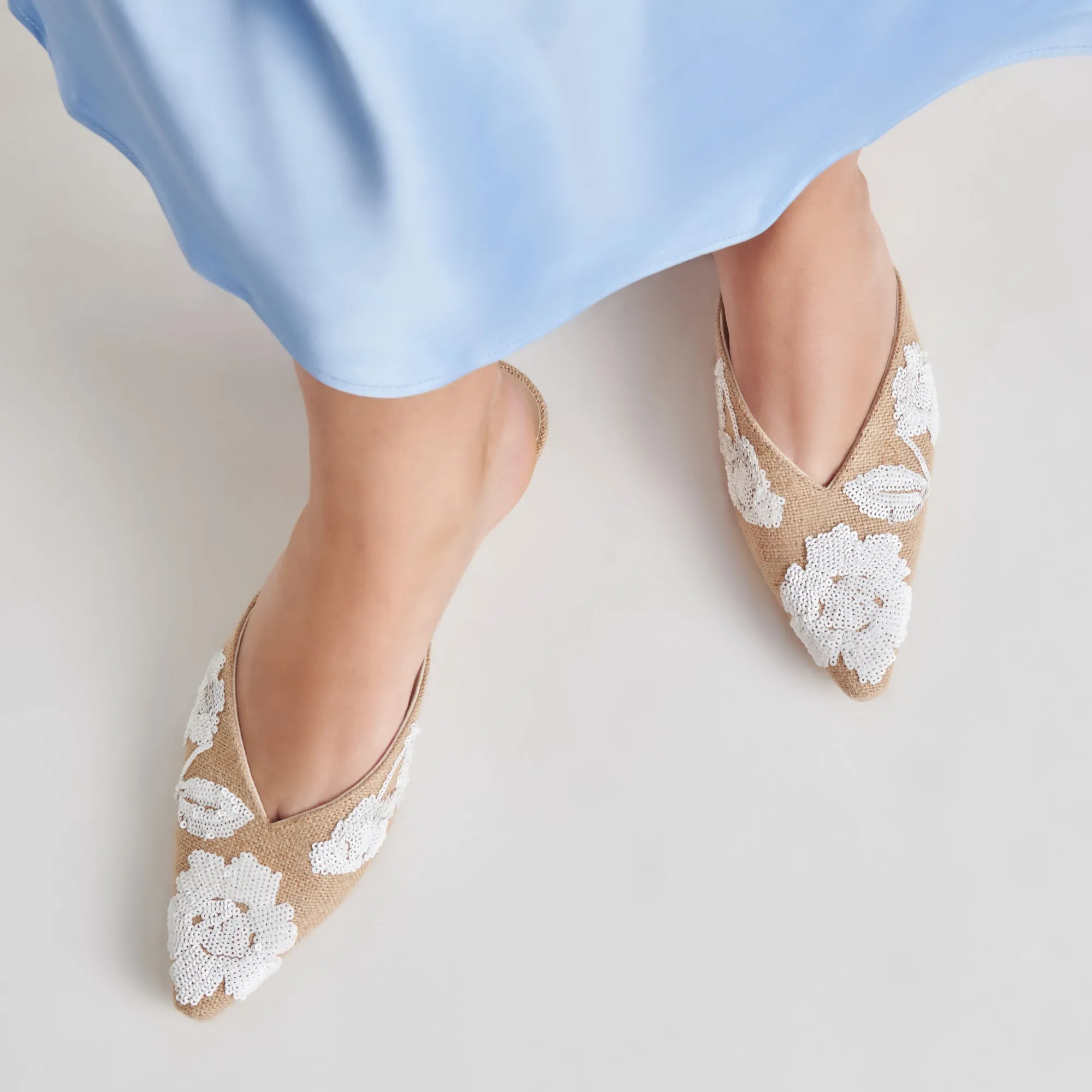 ELM FLATS NATURAL MULTI FLORAL SEQUIN