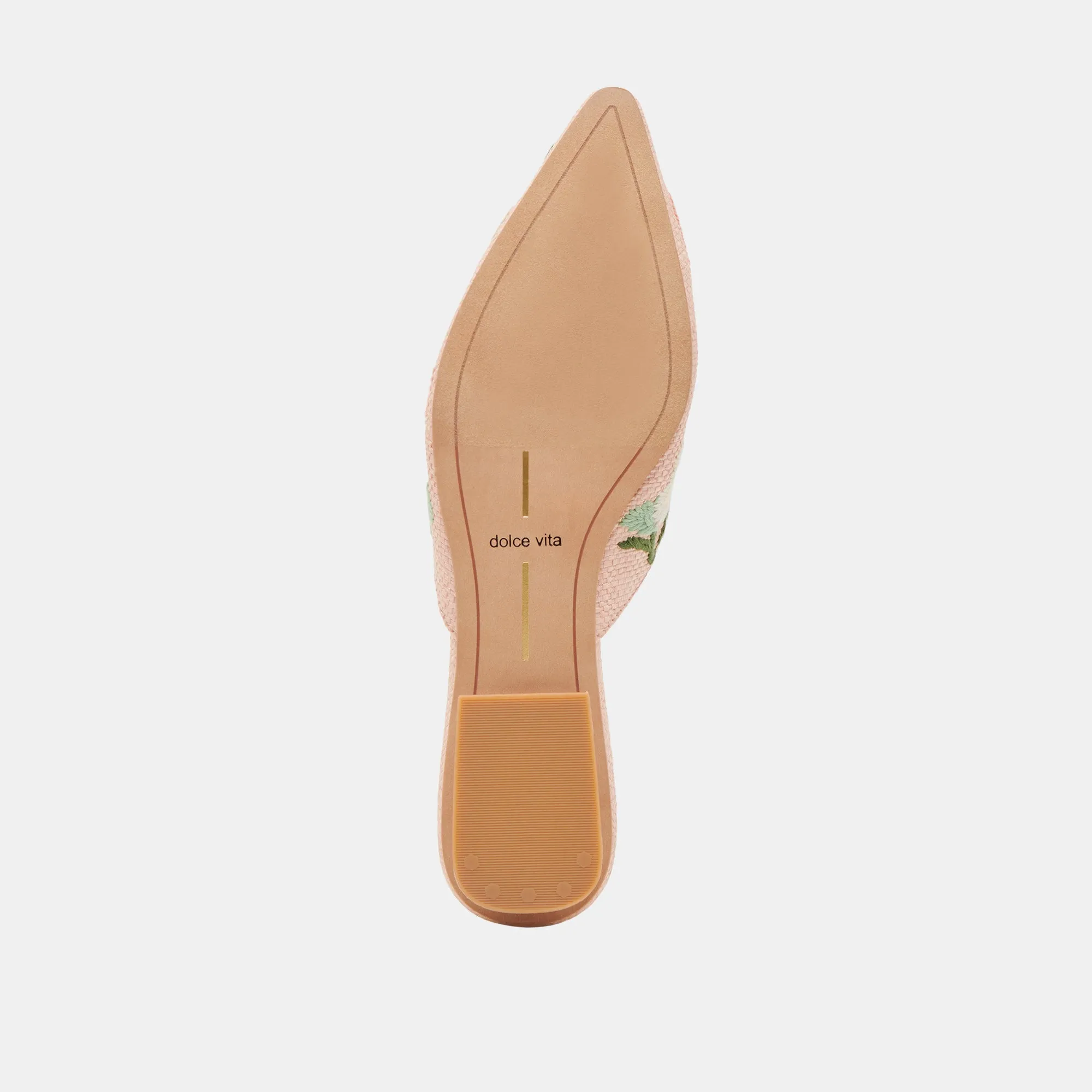 ELM FLATS PINK FLORAL RAFFIA
