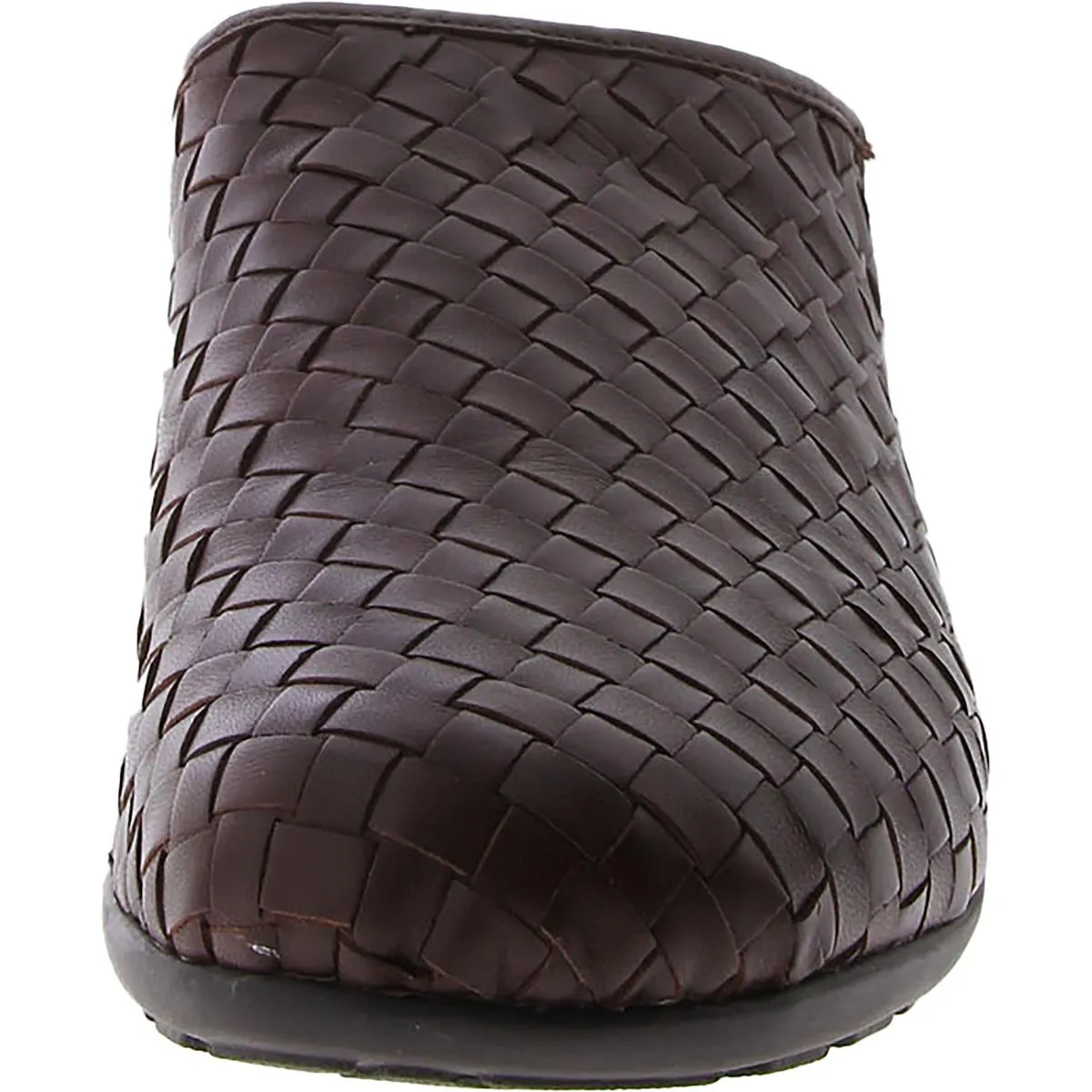 Emerson Womens Leather Slip On Clogs