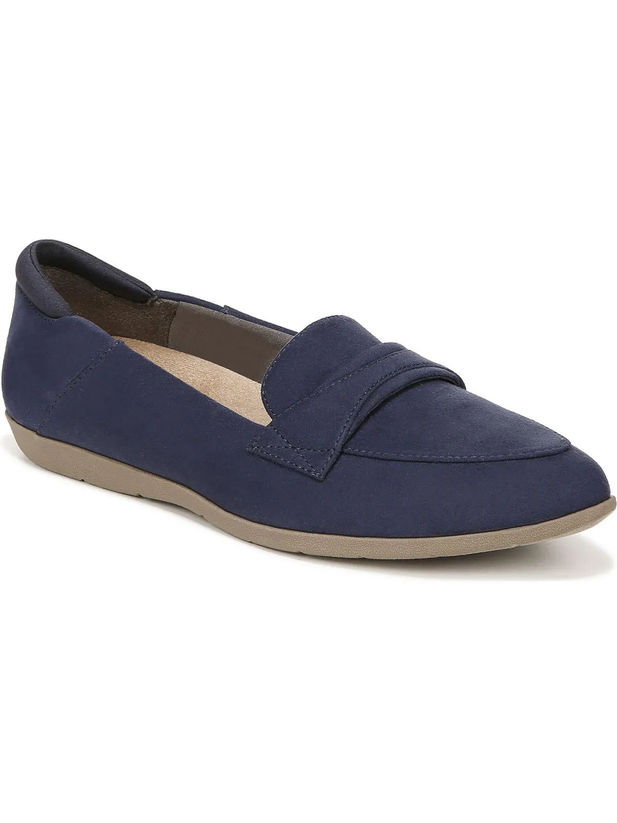 Emilia Womens Faux Suede Slip-On Loafers