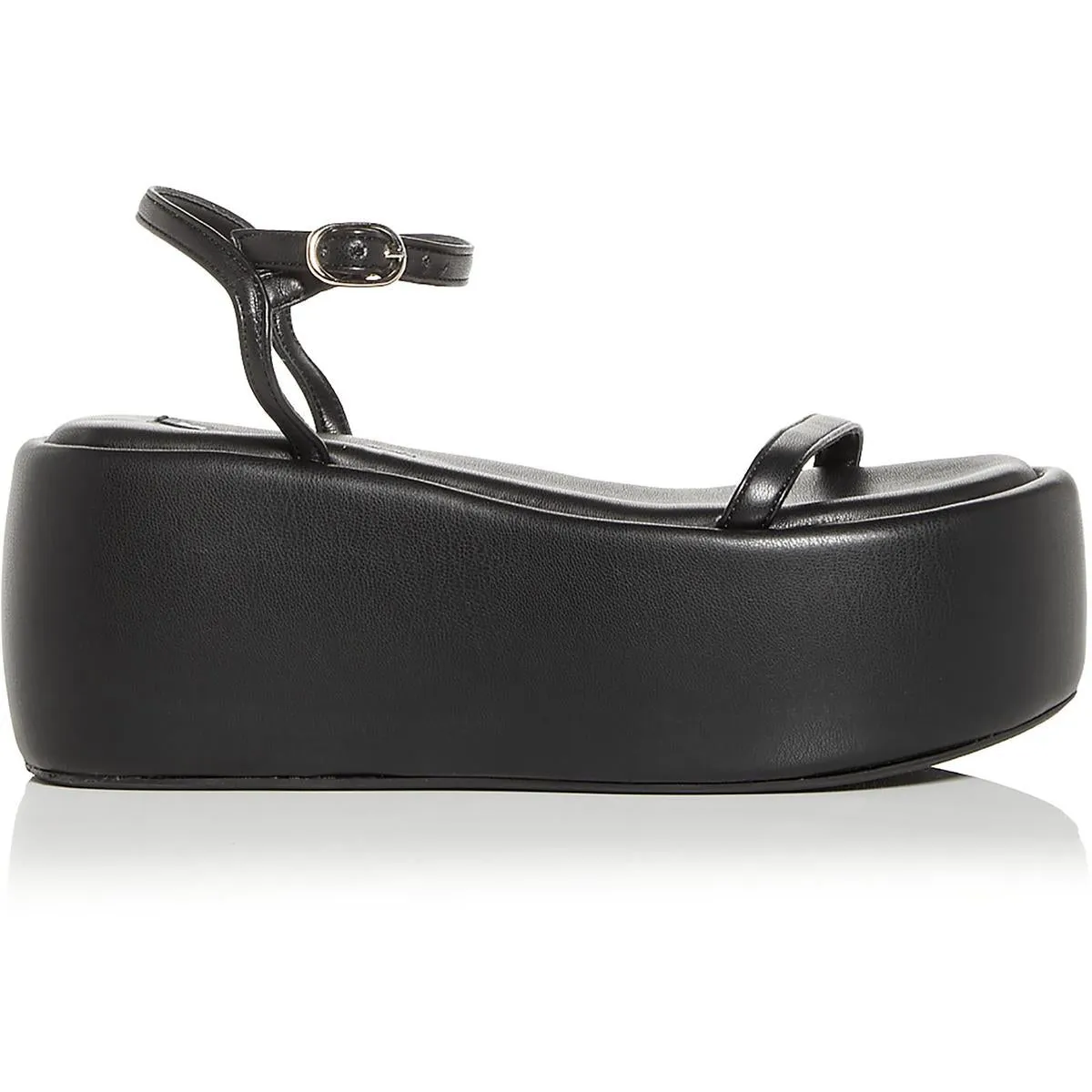 F211 High Raft Womens Faux Leather Chunky Platform Sandals