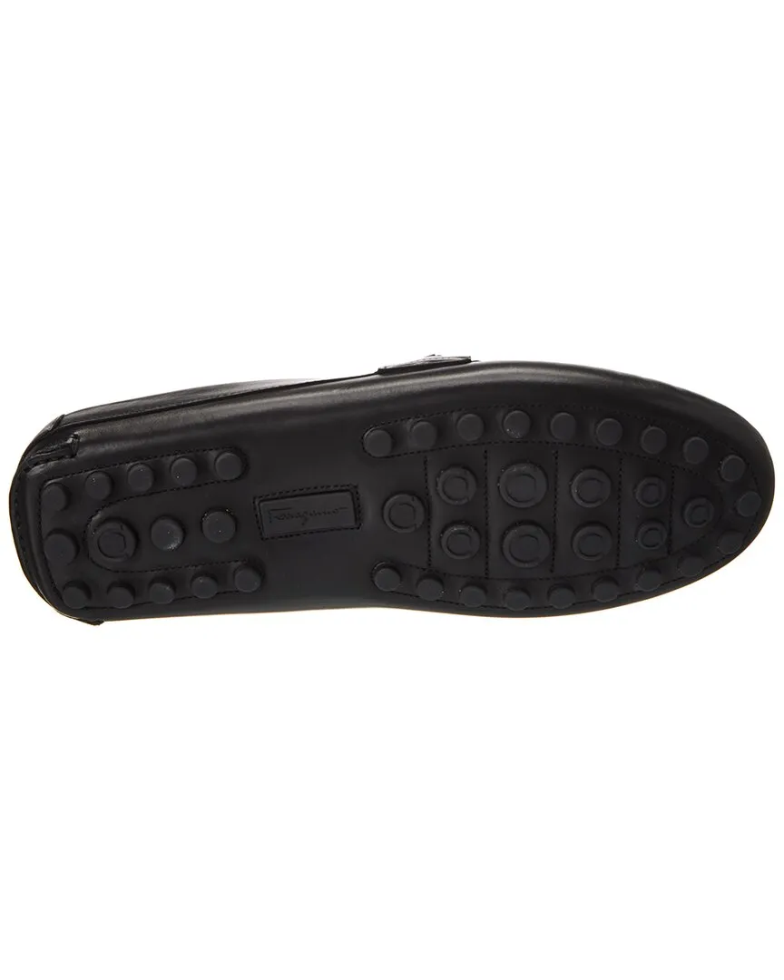 Ferragamo Grand Embossed Leather Loafer