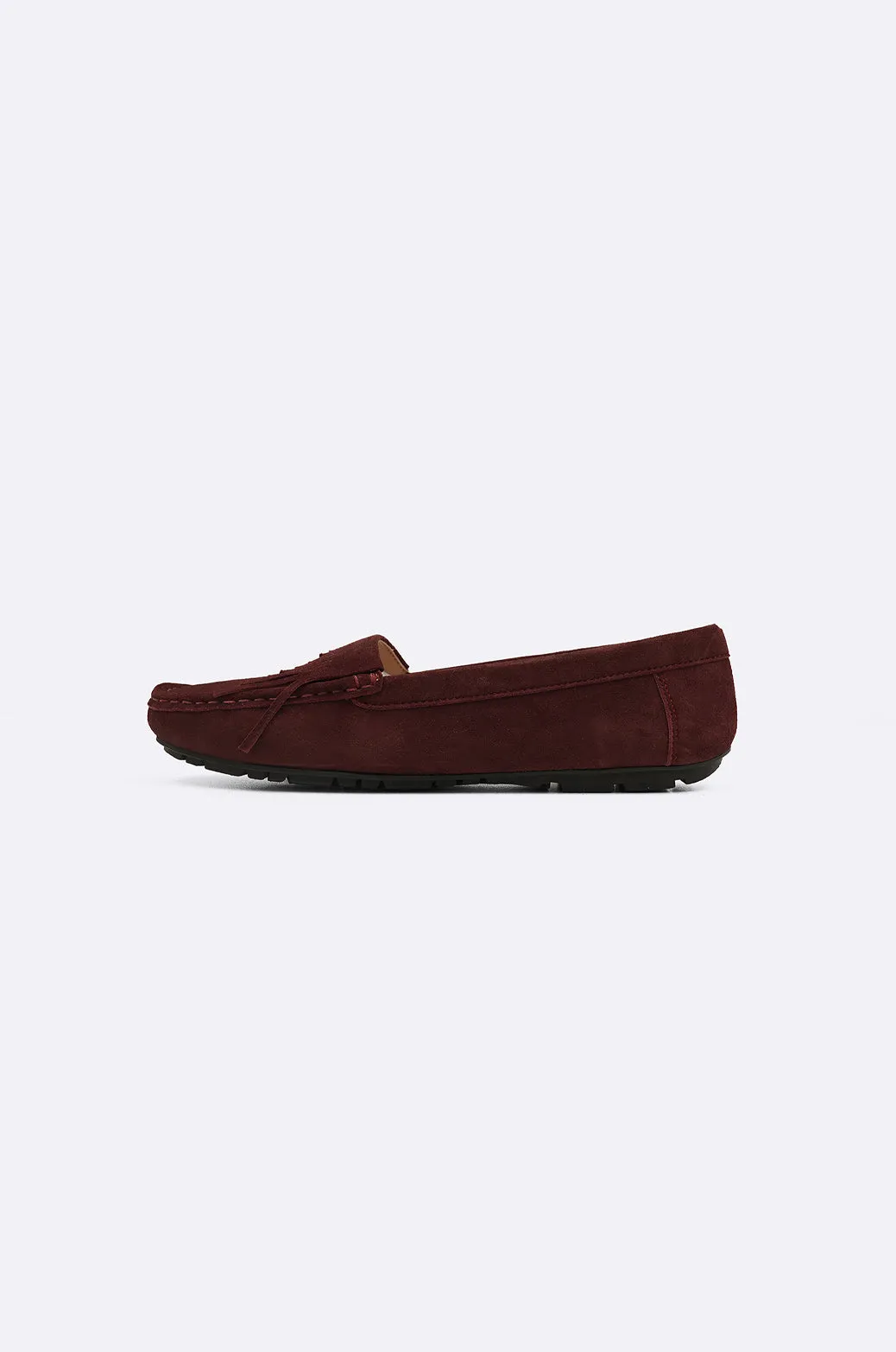 FRINGED LEATHER MOCCASINS