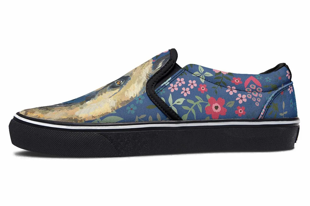 German Shepherd Sweetheart Slip-On Shoes