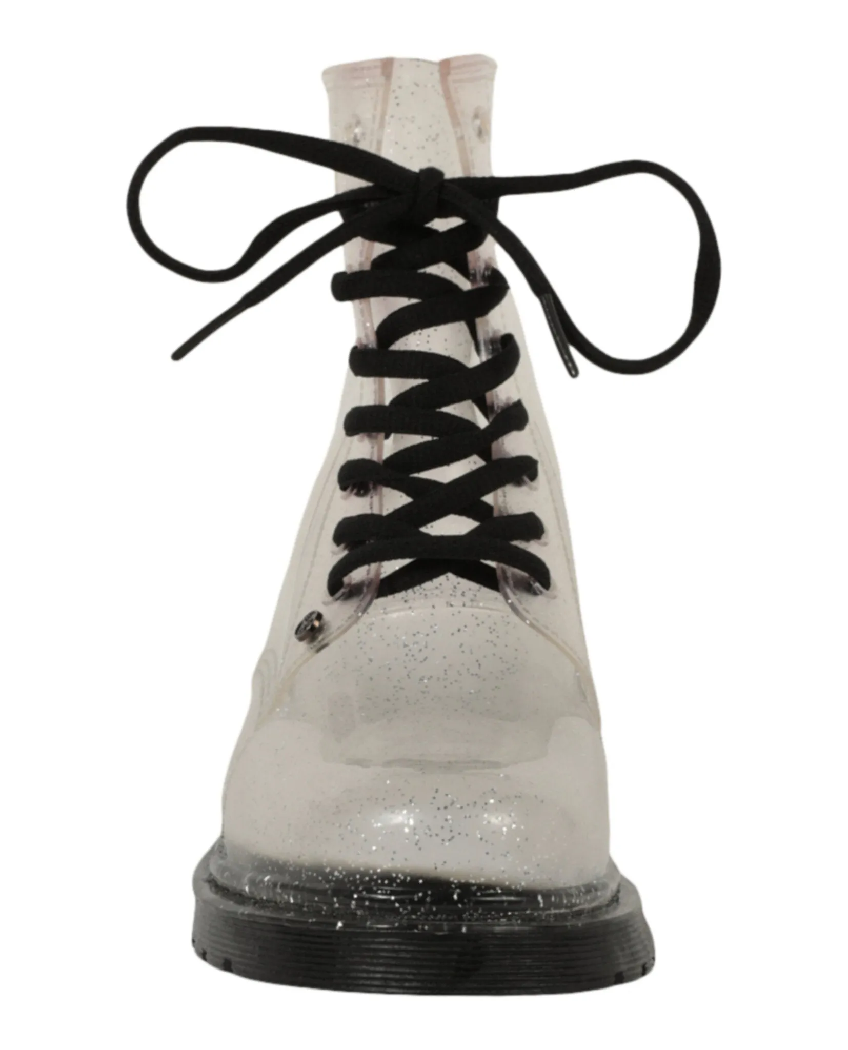 Ginny Silver Glitter Boot