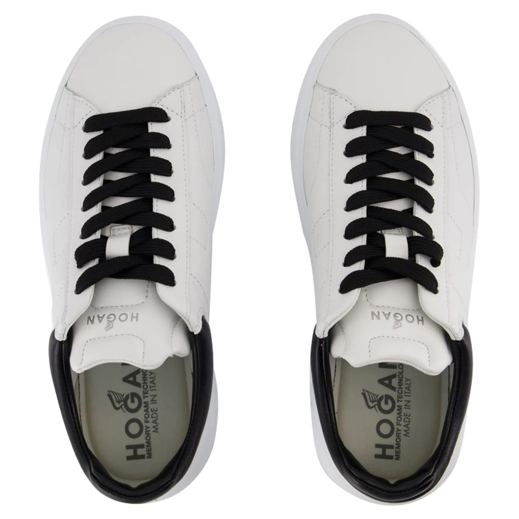 H Stripes Sneakers - Hogan - Leather - White