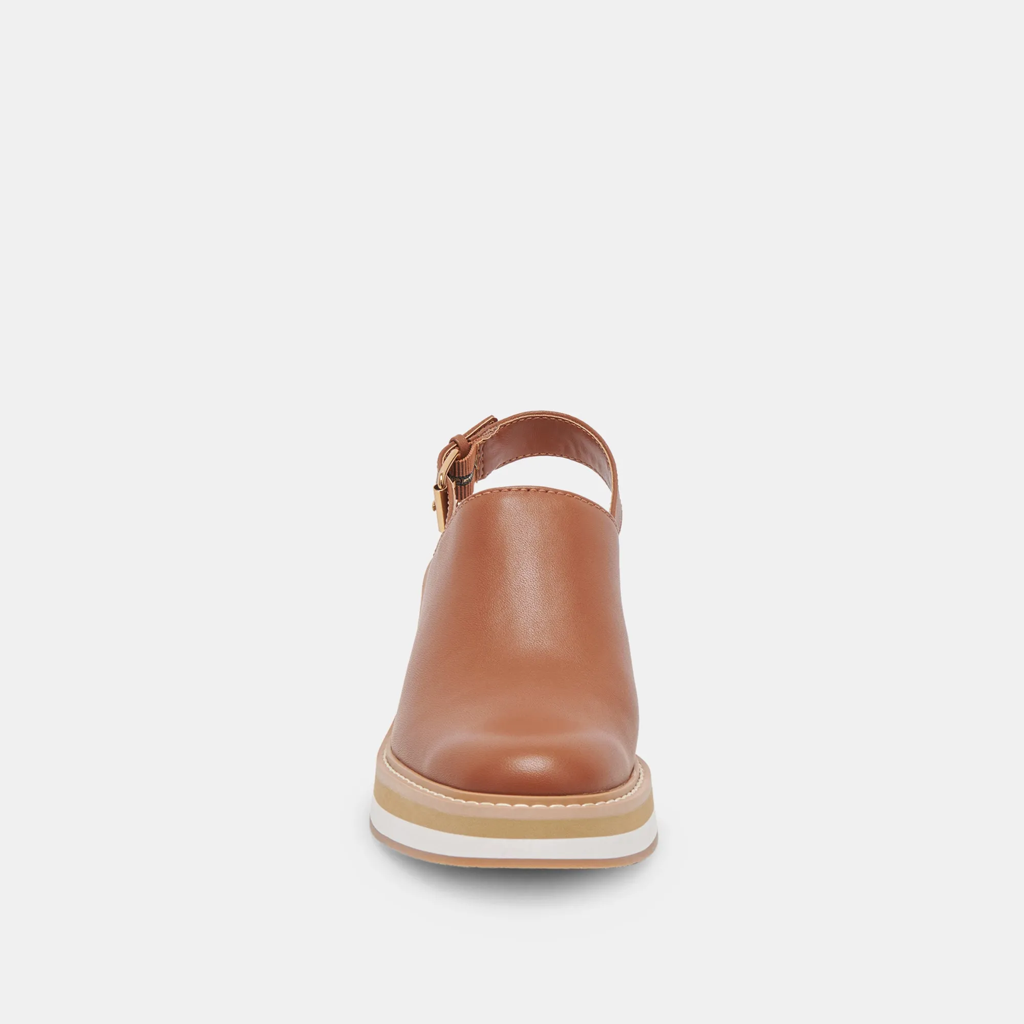HANIAH HEELS BROWN LEATHER