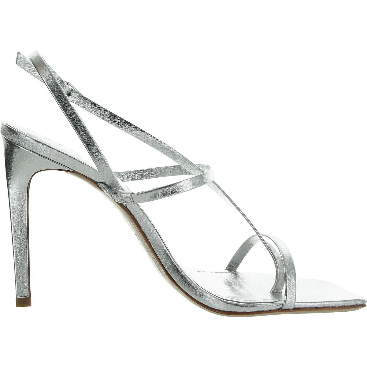 Heloise High Womens Leather Stiletto Heels