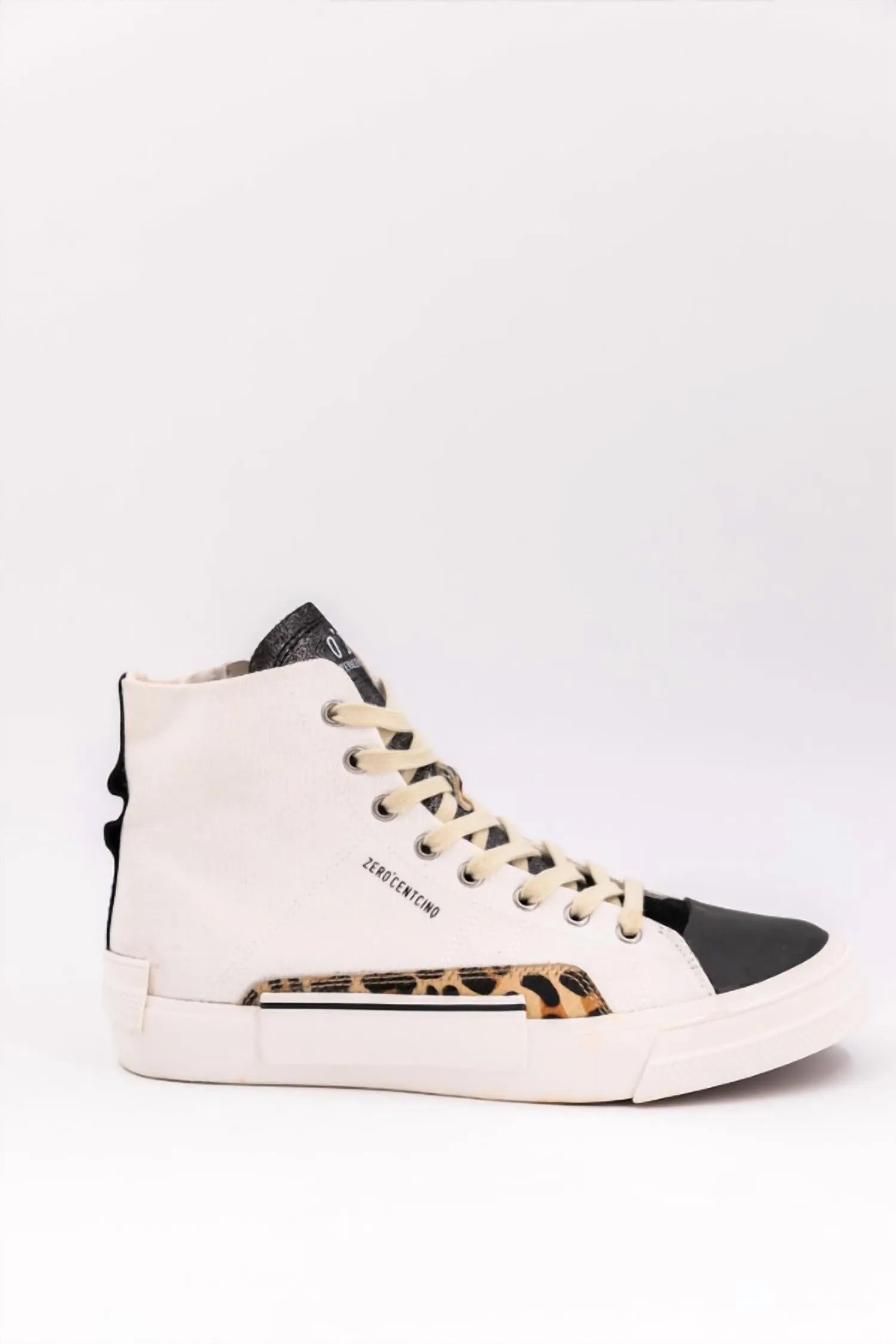 Hi-Top Fox 1 Shoes In Black/white