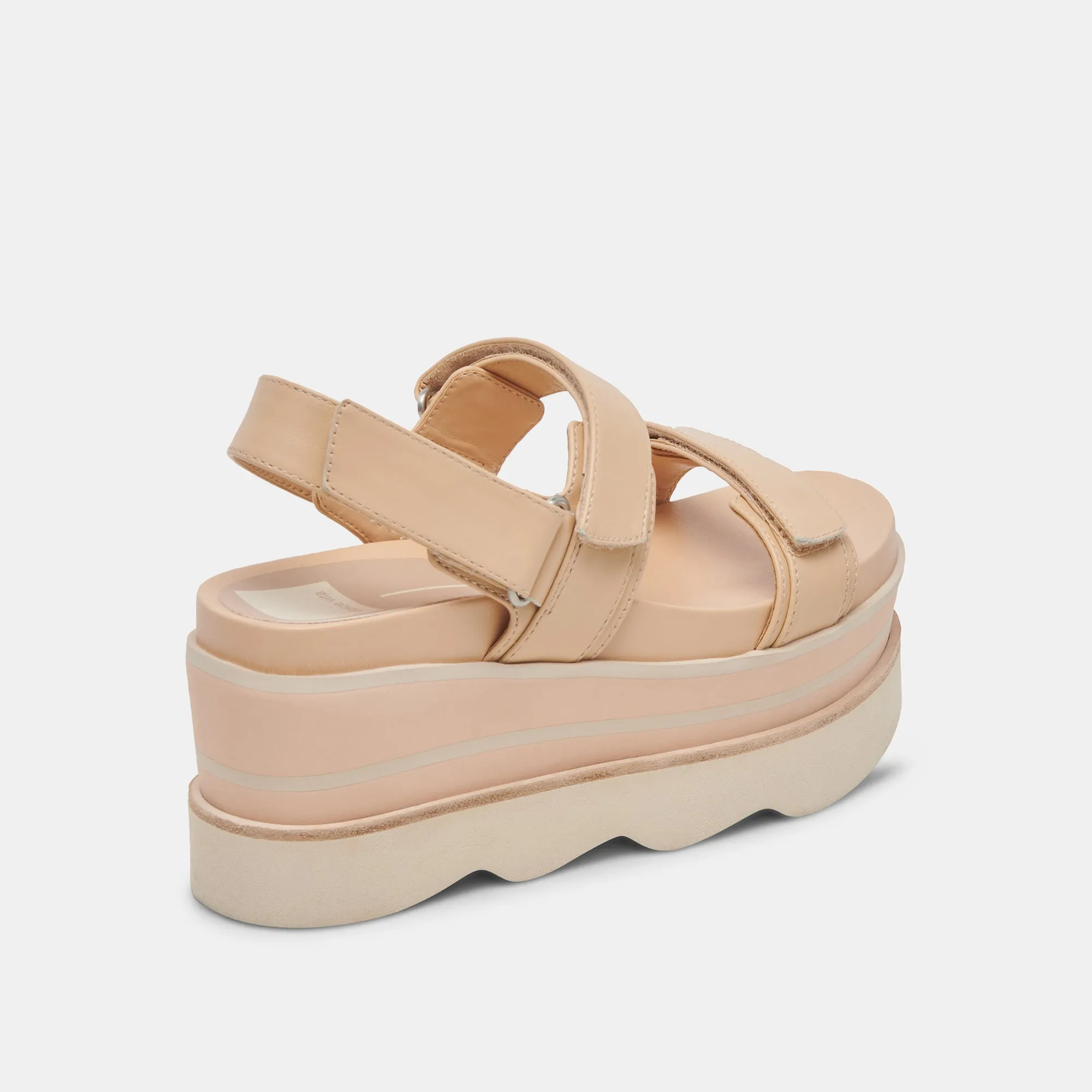 IZAK SANDALS FRENCH VANILLA LEATHER