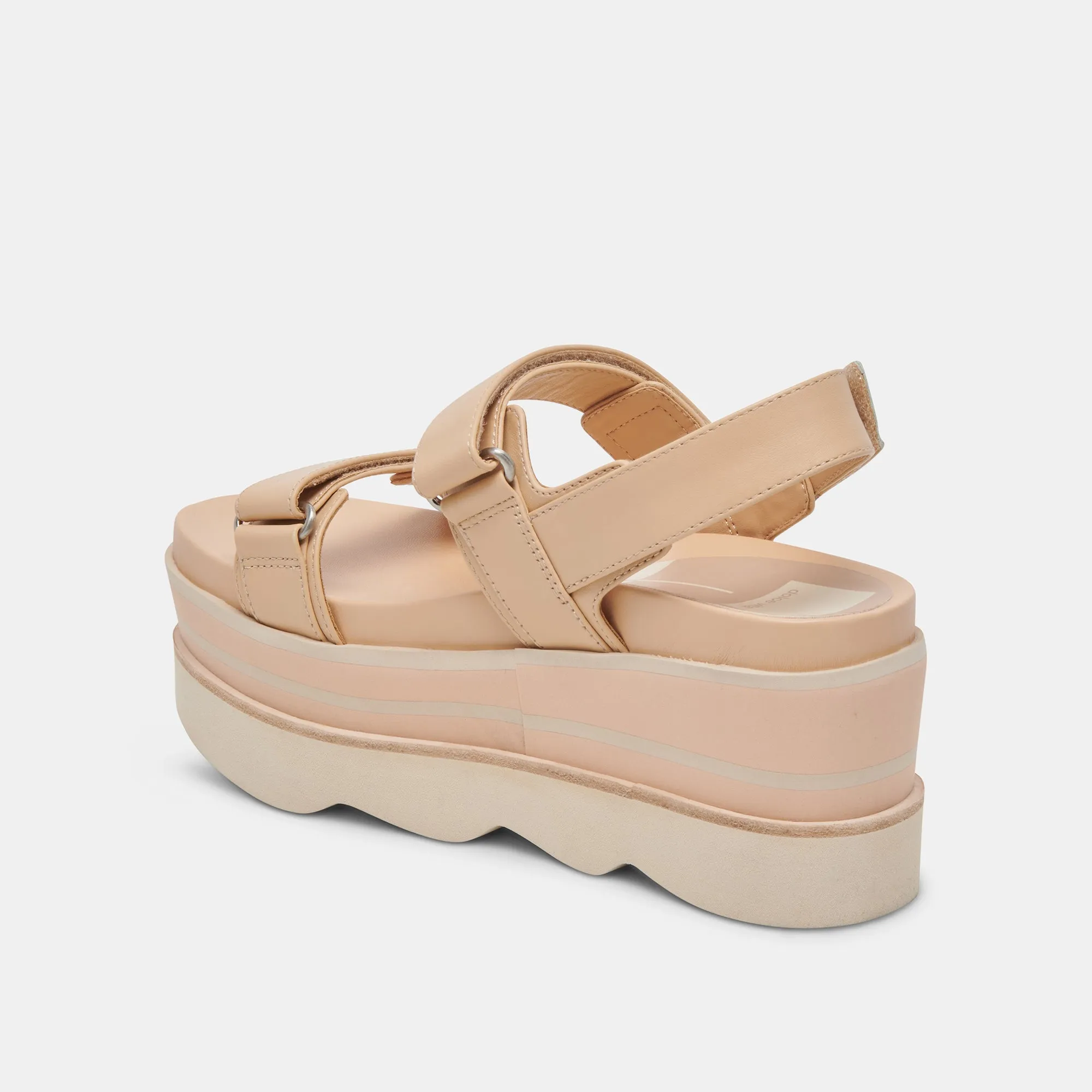 IZAK SANDALS FRENCH VANILLA LEATHER