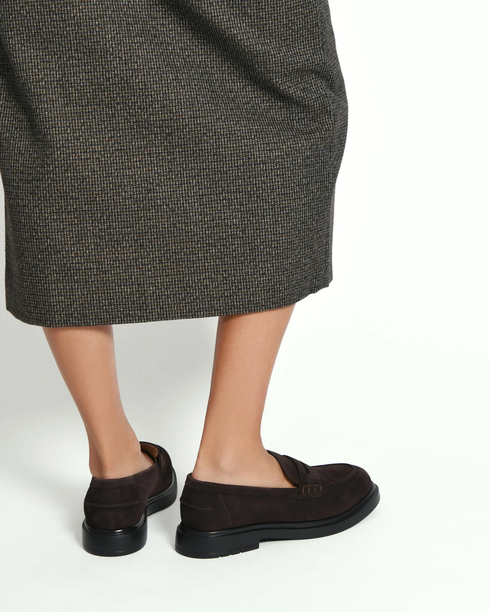 JARVIS LOAFERS BITTER CHOC SUEDE
