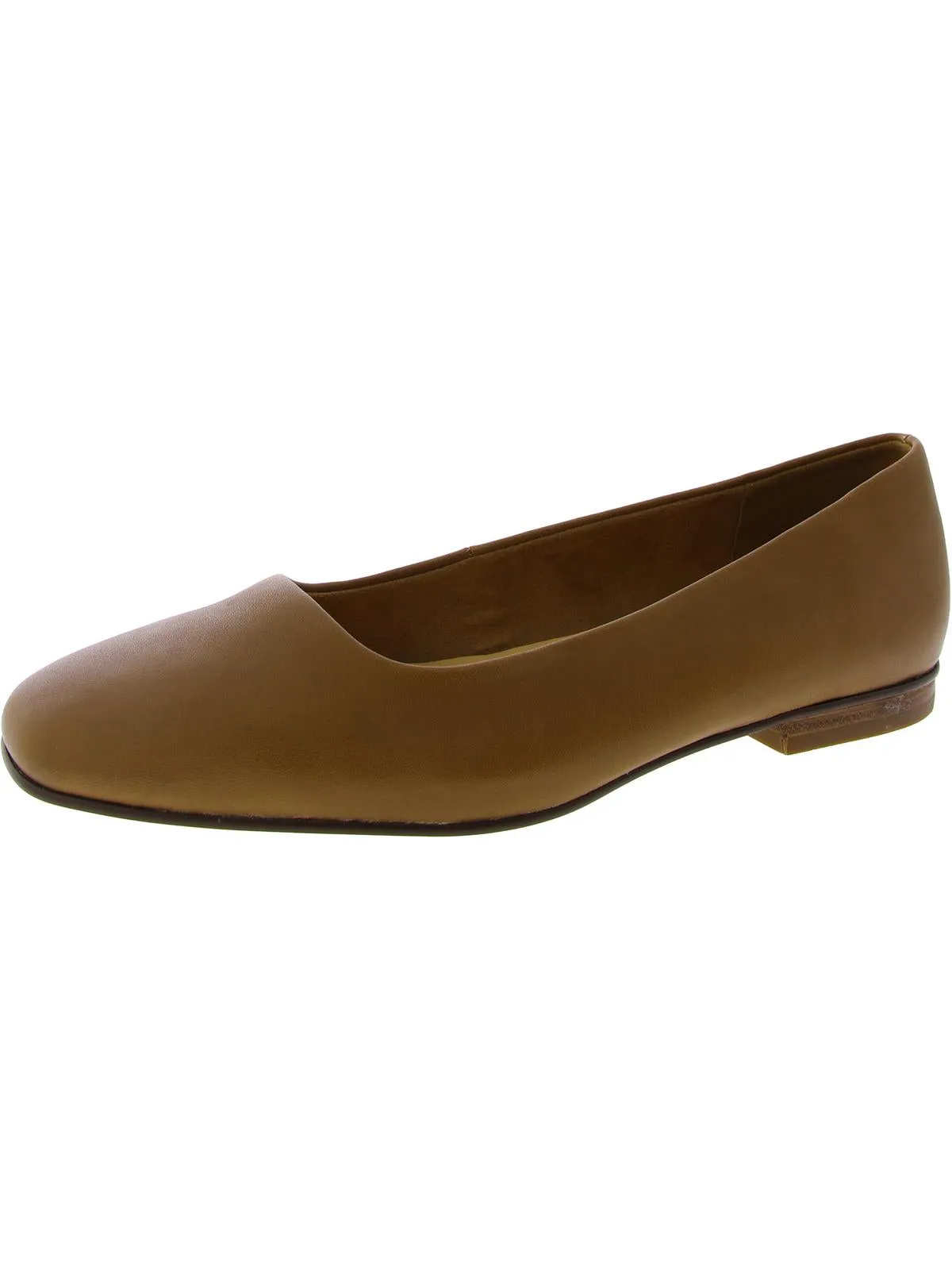 Kimiko Womens Leather Slip On Loafers