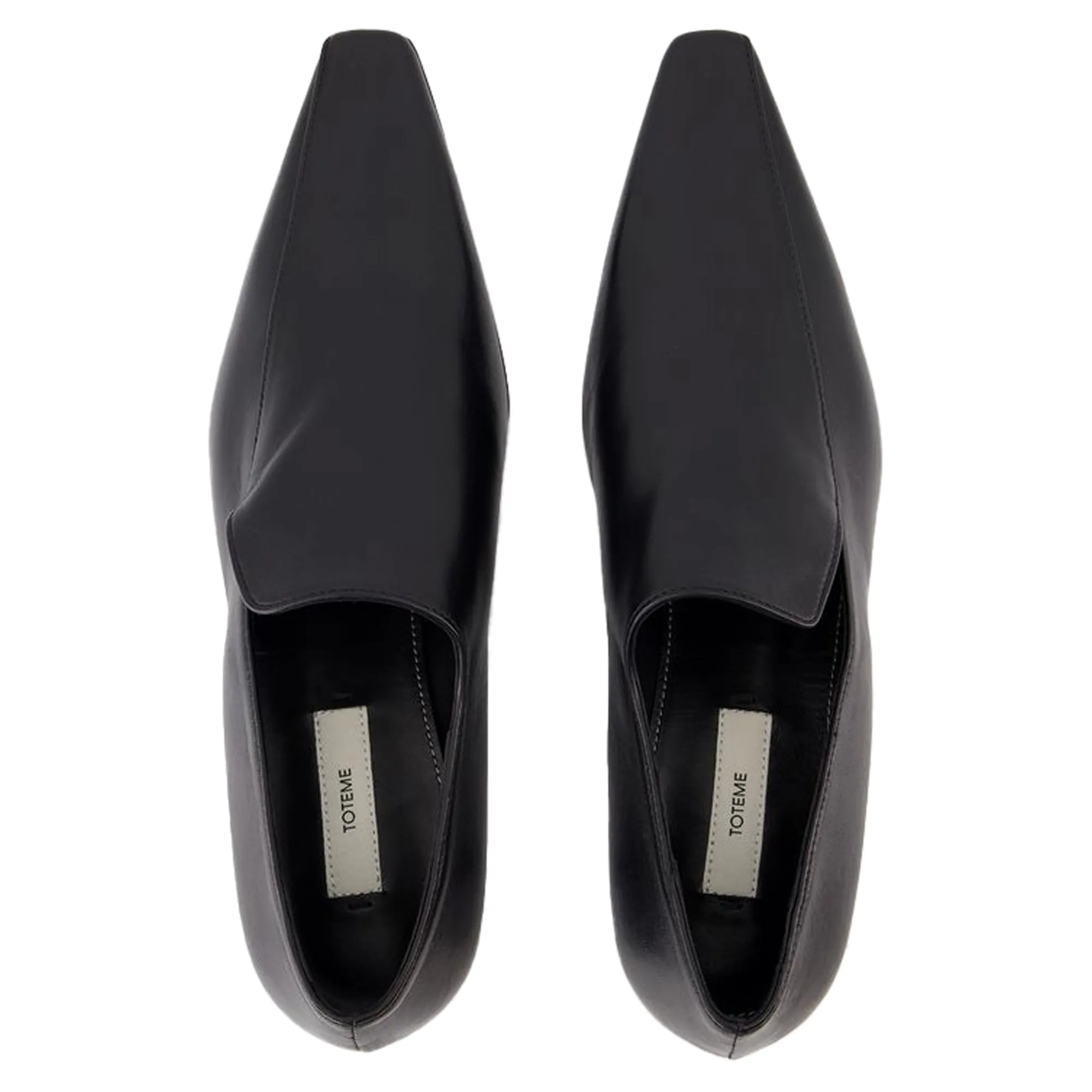Kitten Loafers - TOTEME - Leather - Black